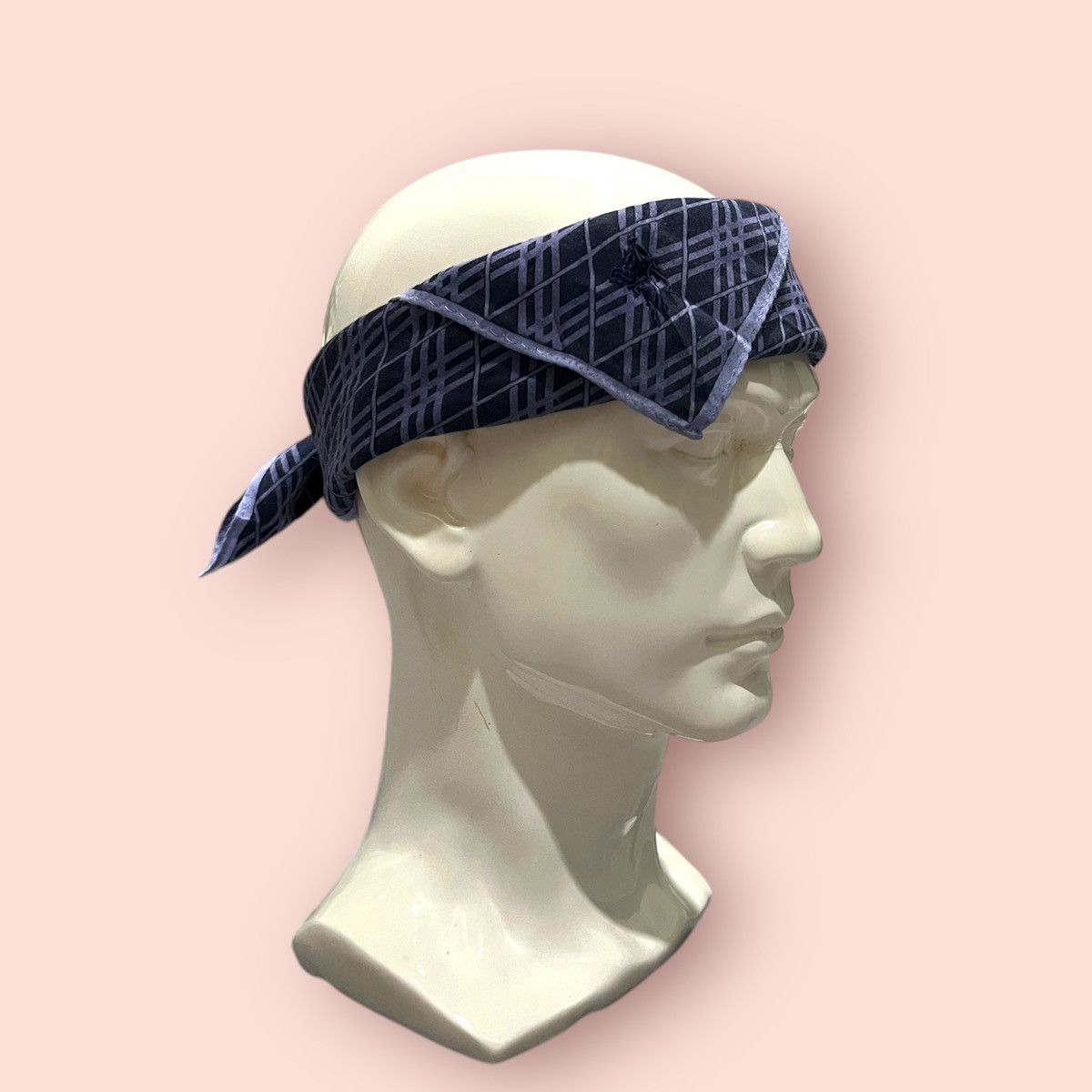 Burberry × Designer × Vintage VTG BURBERRY COTTON SILK HANDKERCHIEF/POCKETSQUARE/BANDANA Size ONE SIZE - 10 Thumbnail