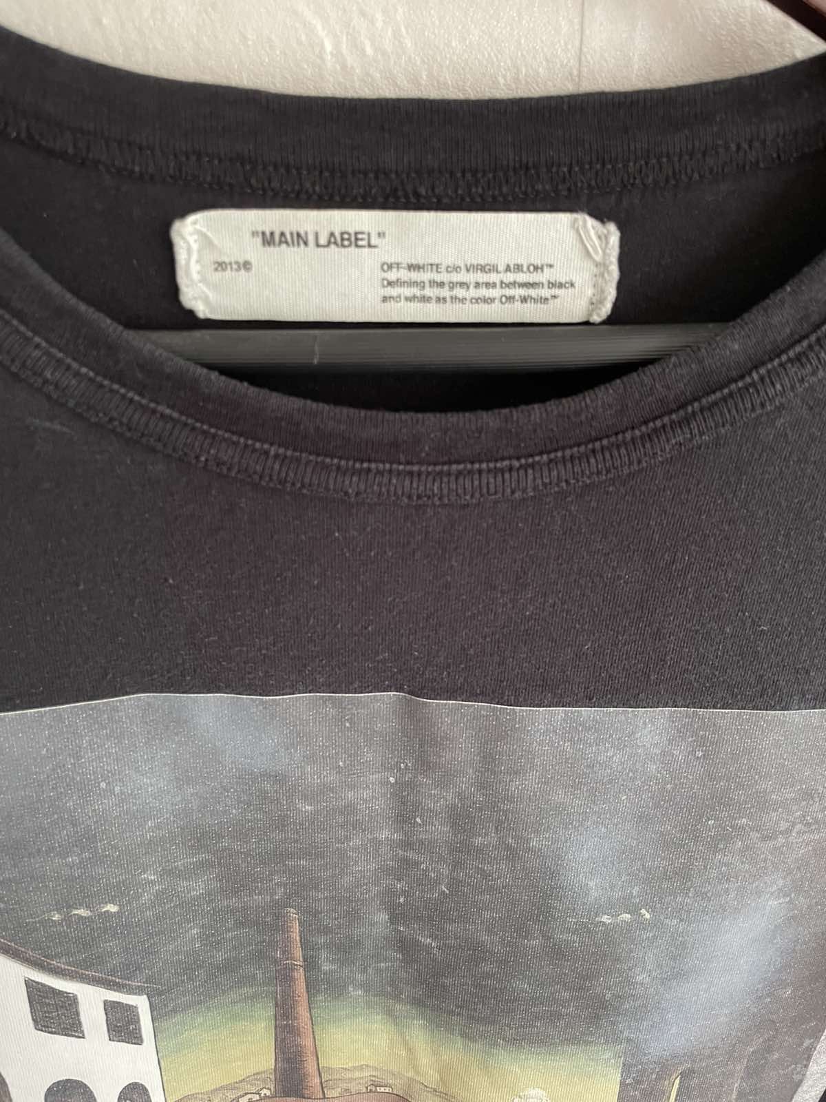 Off-White Off-White Virgil Abloh Chirico Mirror Tee Arrow Logo SS13 Size US S / EU 44-46 / 1 - 7 Thumbnail