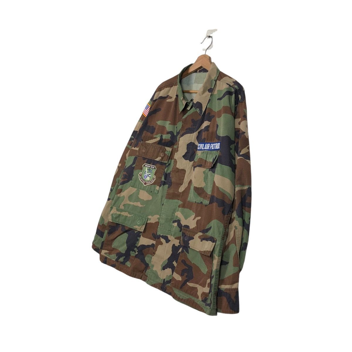 Vintage 🔥VINTAGE MILITARY CHORE JACKET CAMOUFLAGE CIVIL AIR PATROL Size US XL / EU 56 / 4 - 4 Thumbnail