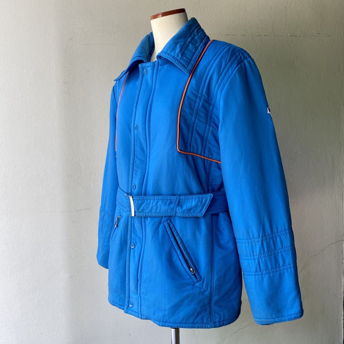 Moncler Moncler vintage ski wear Blue Jacket with Zip & Buttons Size L / US 10 / IT 46 - 4 Thumbnail