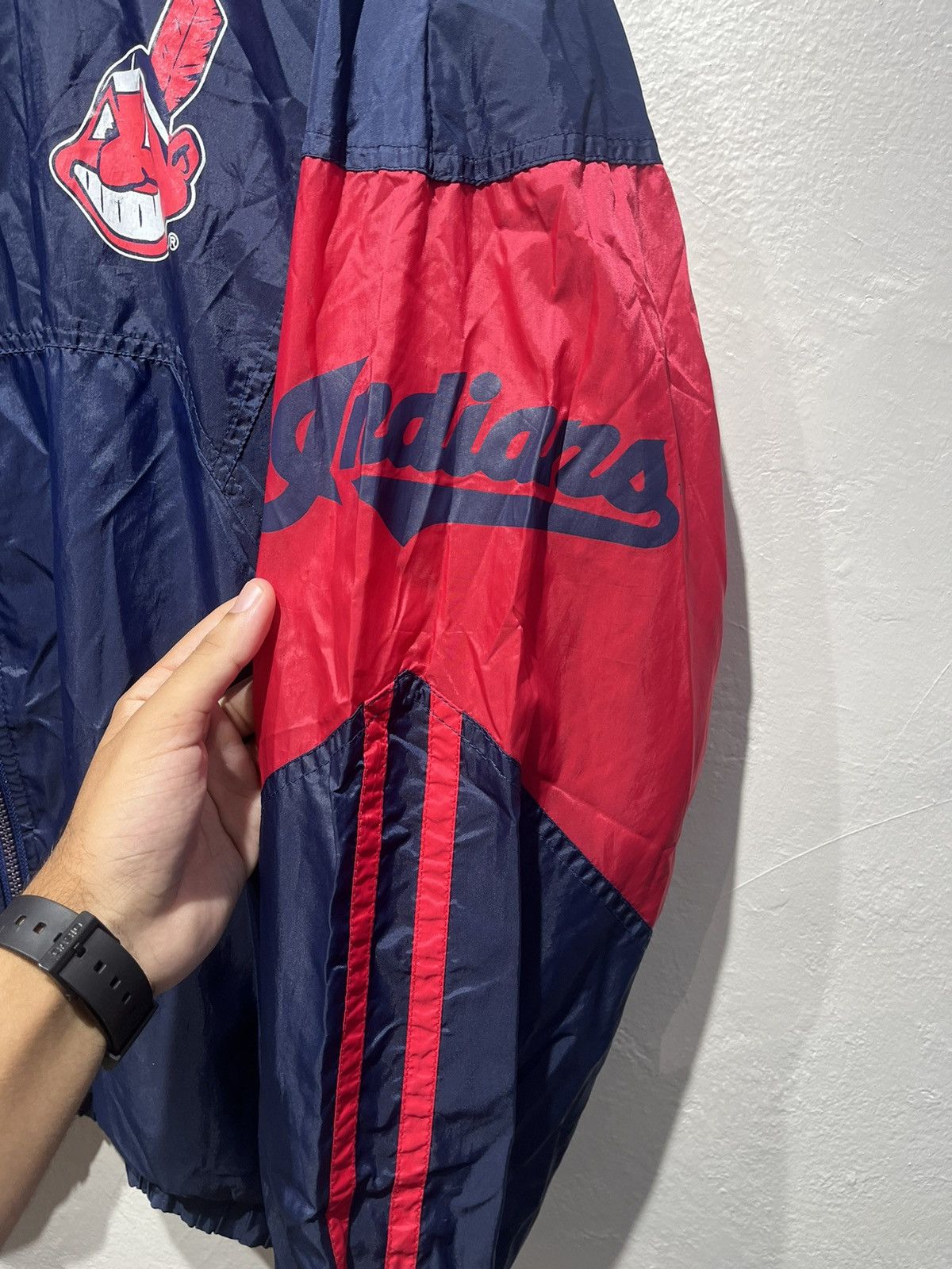 MLB × Vintage Vintage Indians windbreaker Size US XL / EU 56 / 4 - 6 Thumbnail