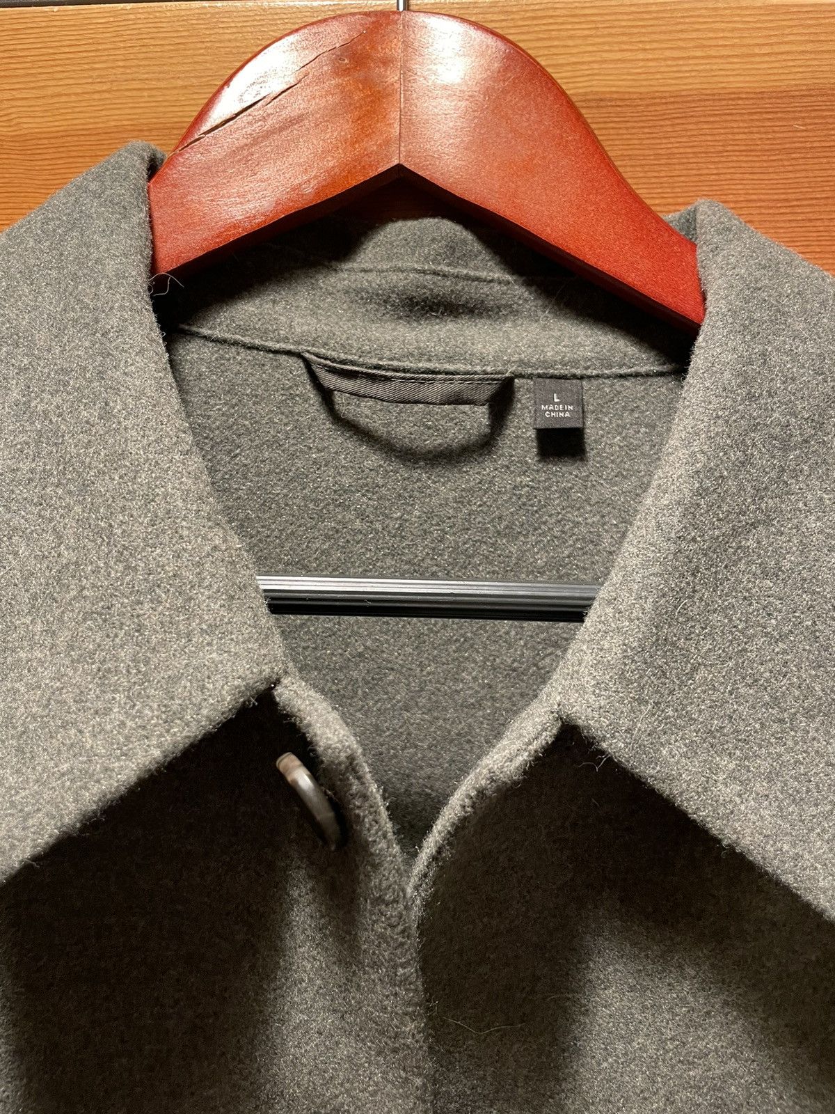 Uniqlo Uniqlo Shacket (Shirt/Jacket), Navy Green Size US L / EU 52-54 / 3 - 5 Thumbnail
