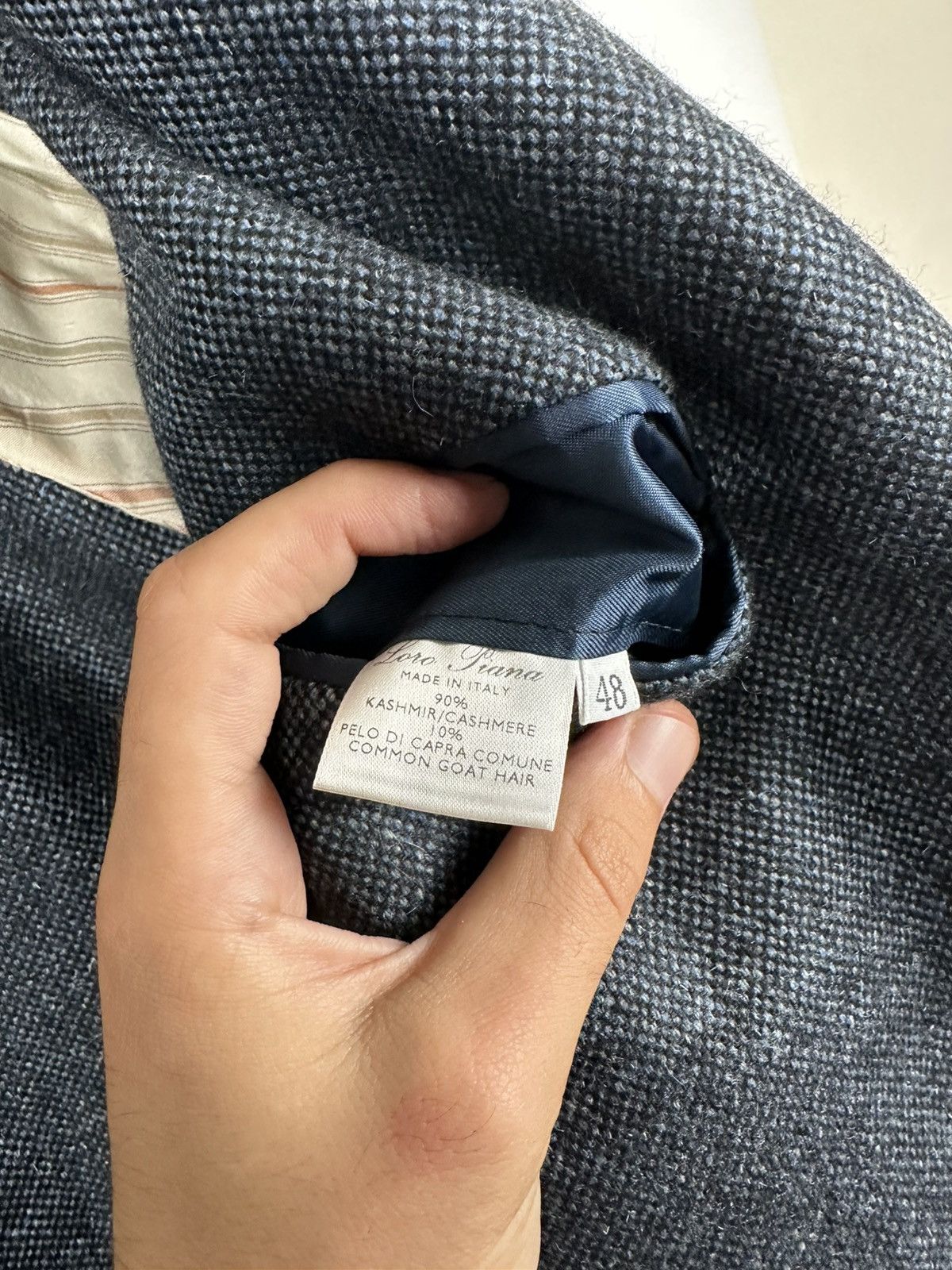 Loro Piana Loro Piana Cashmere Blazer Jacket Size 48R - 5 Thumbnail