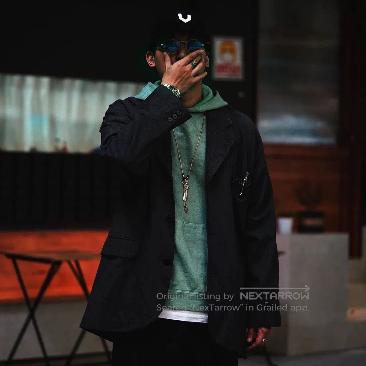Visvim visvim jumbo sb hooded sweatshirt in green. Size US M / EU 48-50 / 2 - 6 Thumbnail