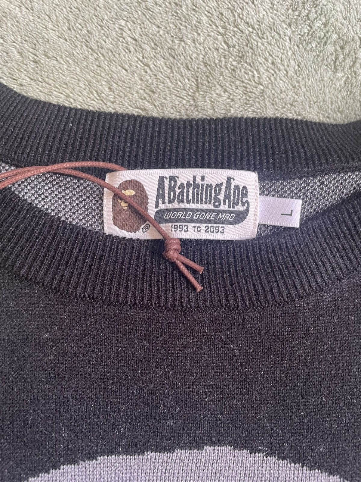 Bape Ape Head Knit Sweater Size US L / EU 52-54 / 3 - 5 Thumbnail