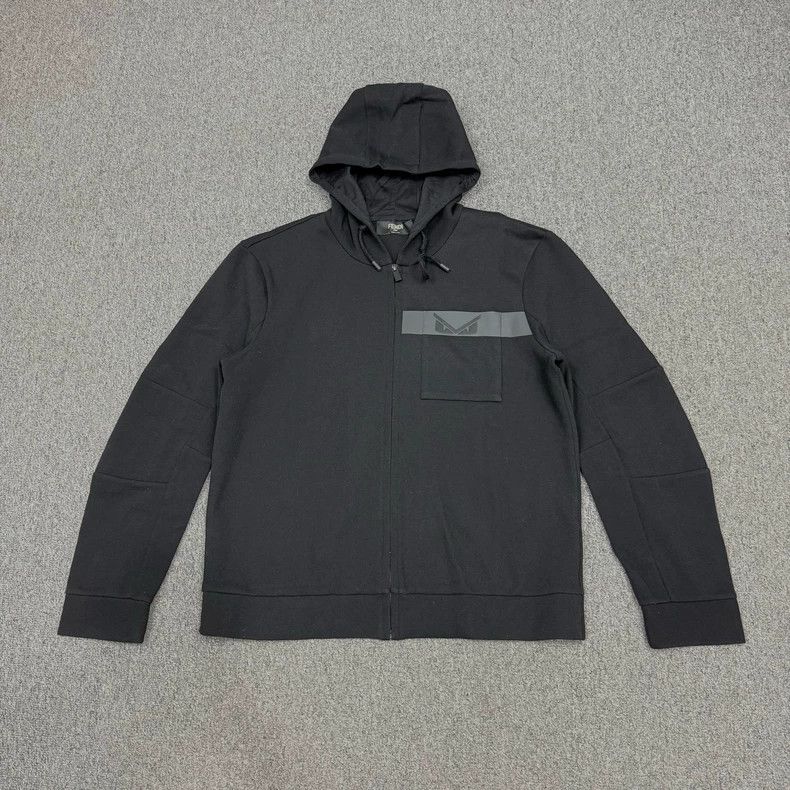 Fendi Fendi Black Monster Zip Jacket - dmc Size US L / EU 52-54 / 3 - 1 Thumbnail