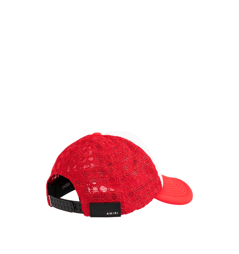 Amiri o1h1sh11225 Size: OS/ Ma Two Tone Trucker Hat in Red Size ONE SIZE - 2 Thumbnail