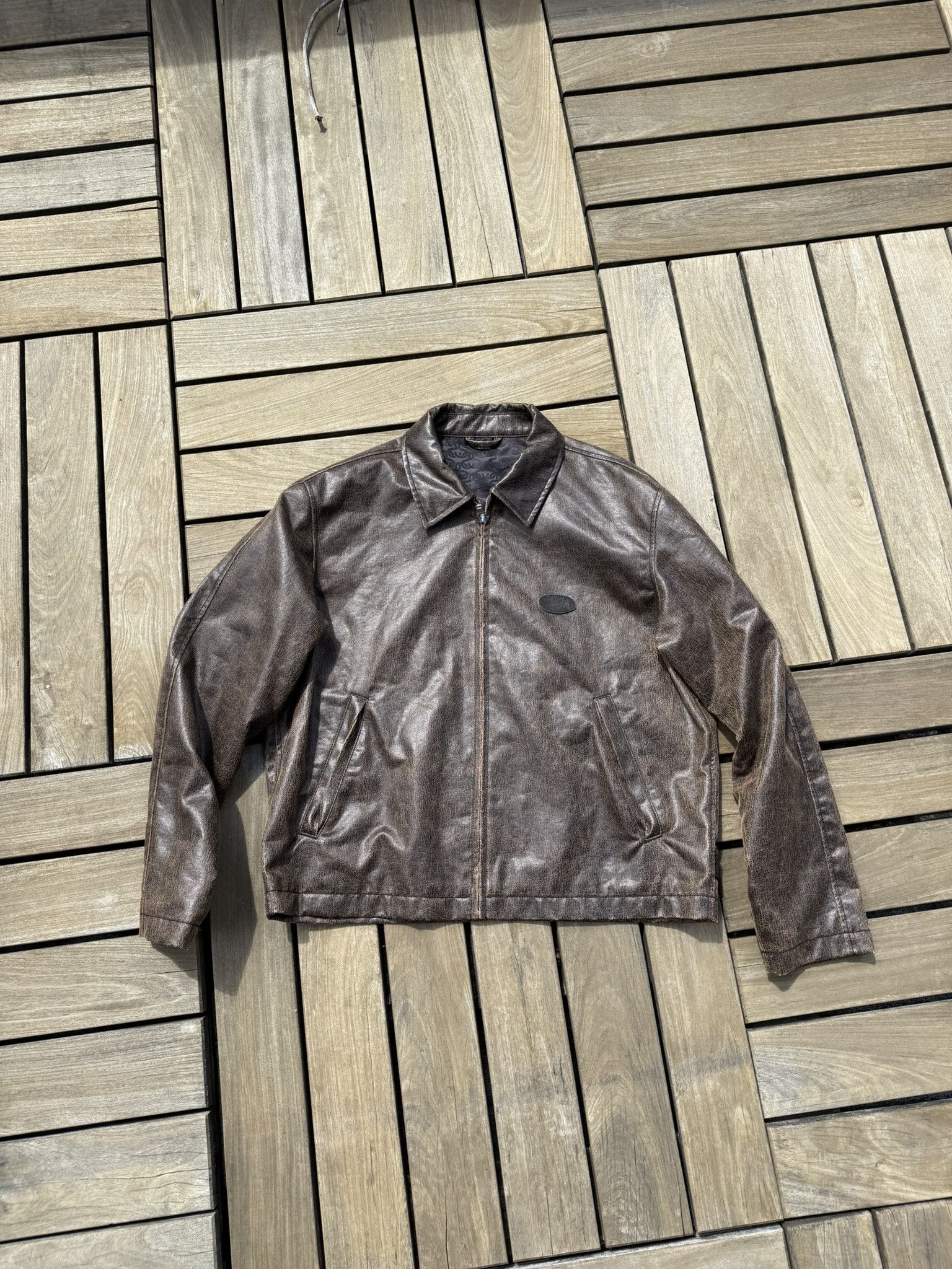 ジャケット・アウター STUSSY 24SS CLUB JACKET COATED COTTON Stussy Stussy club jacket coated cotton brown sz large | Grailed