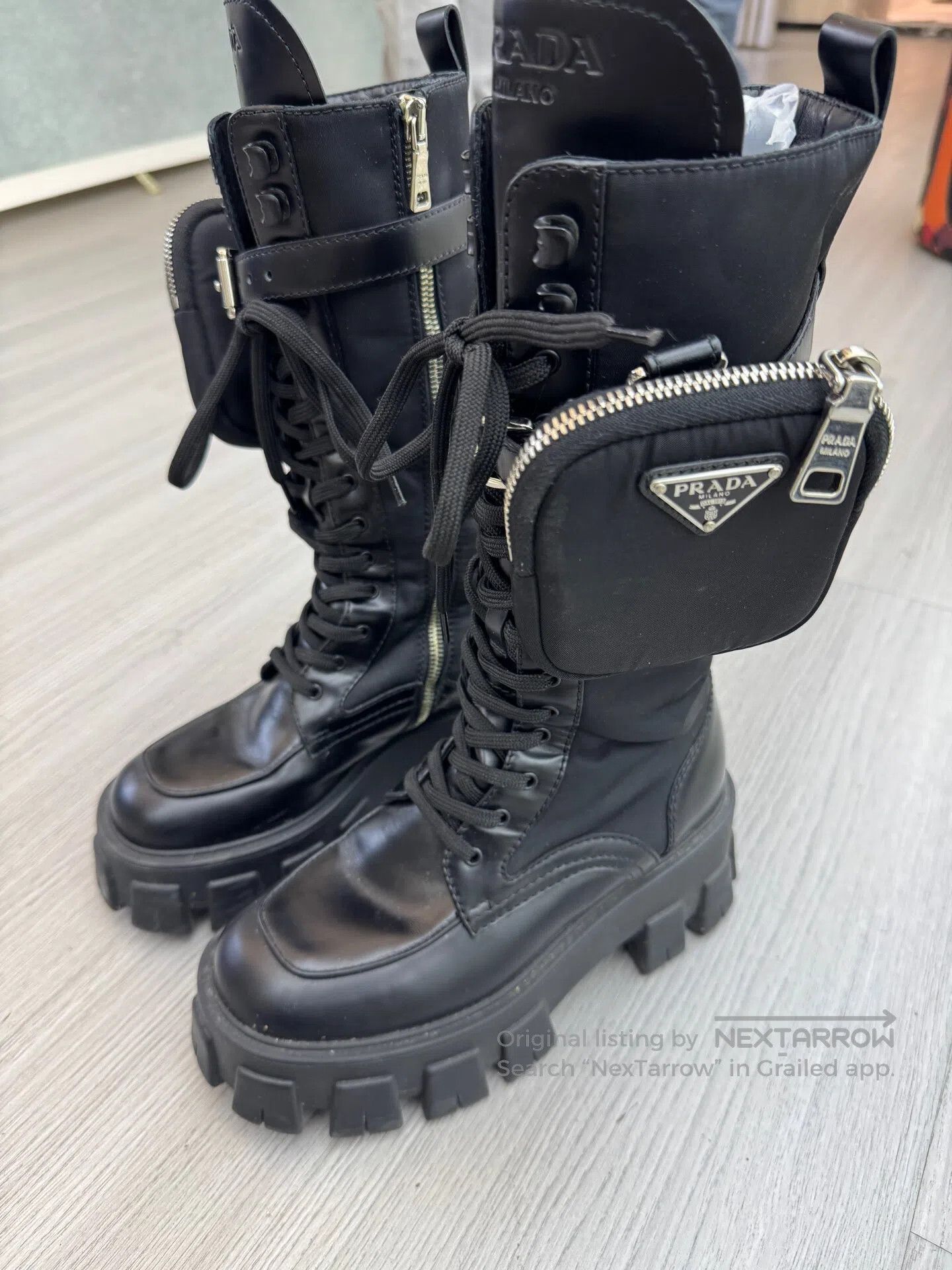 Prada Prada high boots| Size US 4.5 / IT 34.5 - 2 Thumbnail