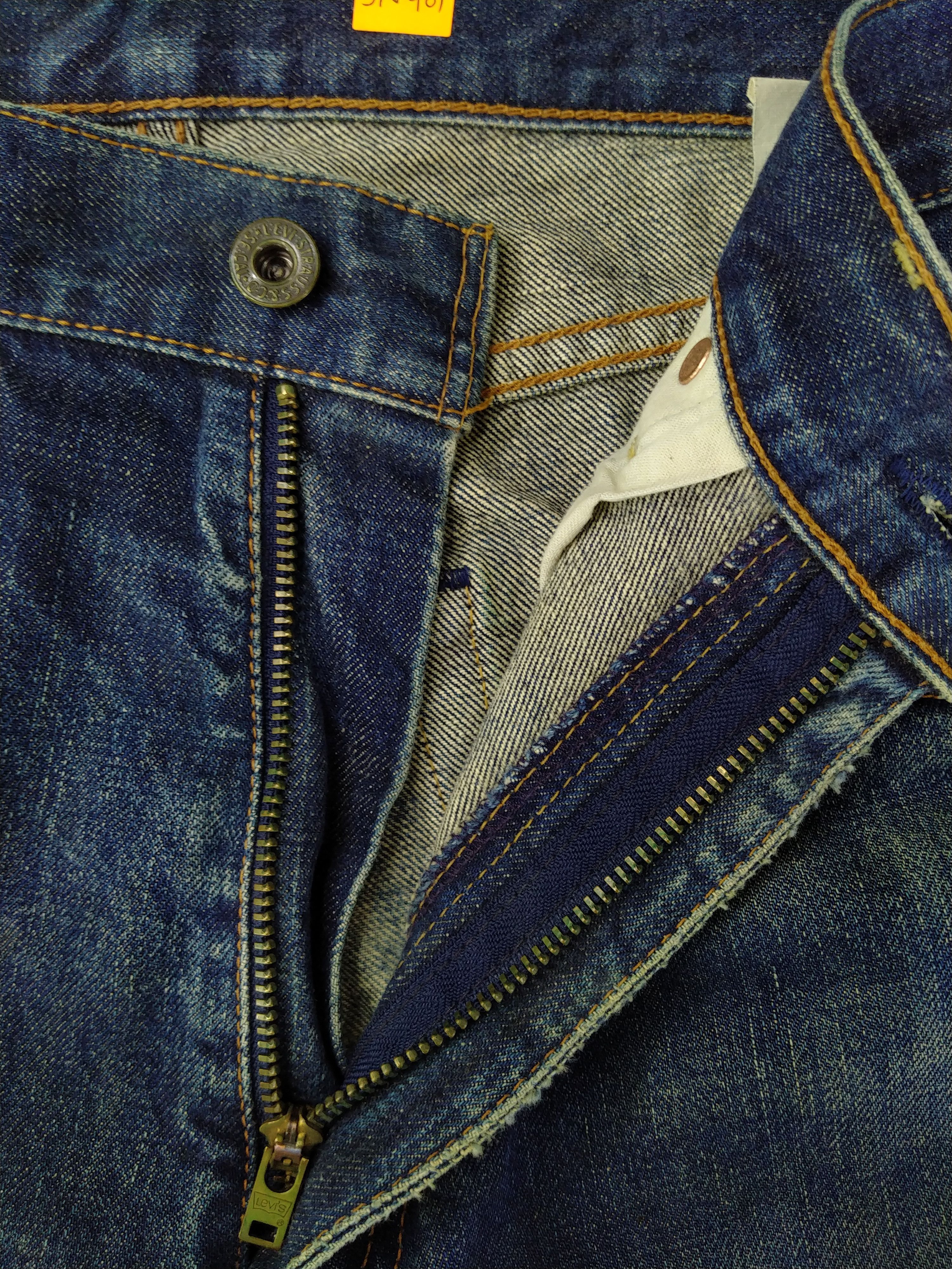 Japanese Brand Dirty Blue Vintage Levi's 503 Jeans 32x34 Denim -JN901 Size US 32 / EU 48 - 6 Thumbnail