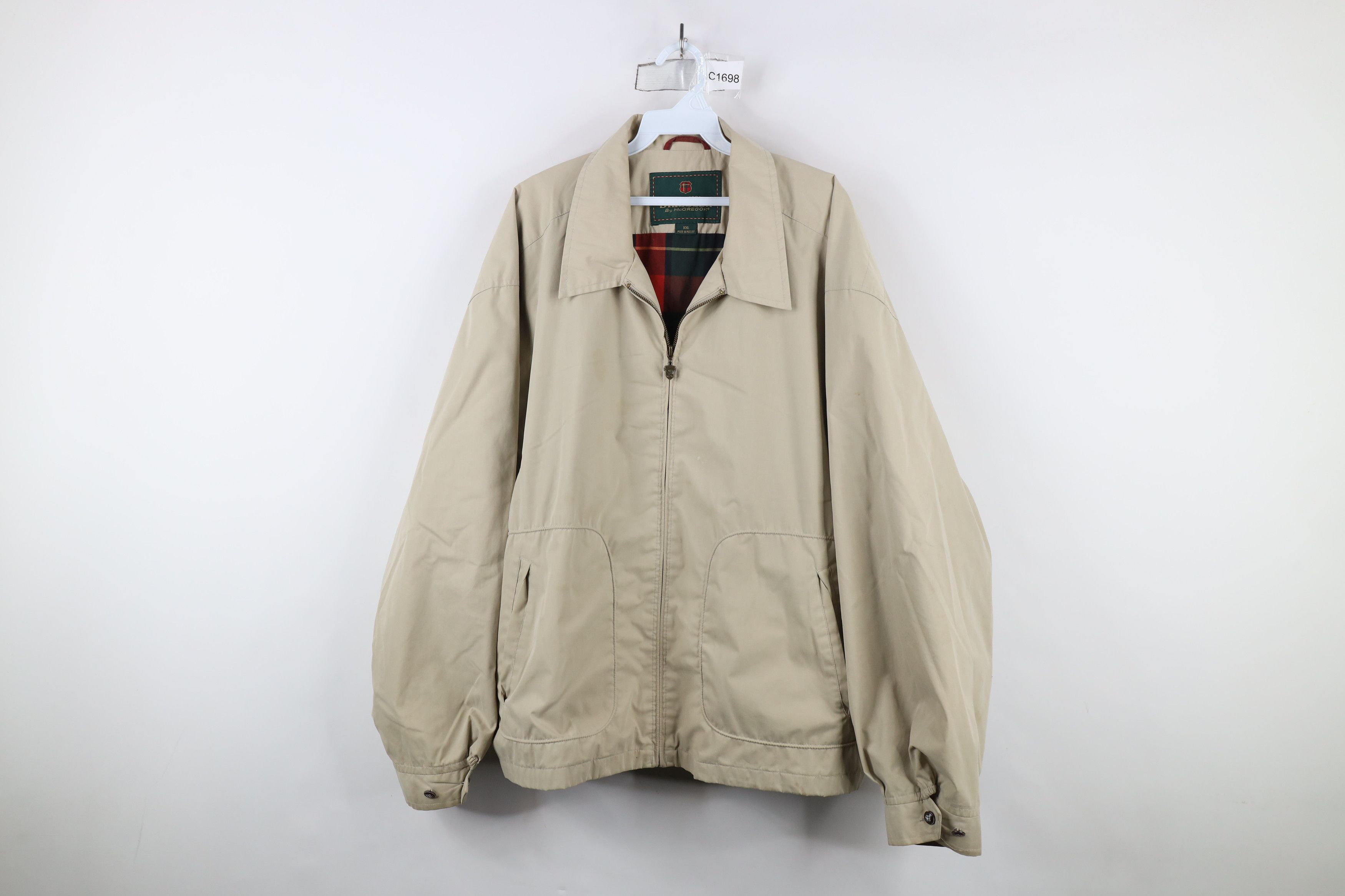 Vintage Vintage 90s McGregor Drizzler Lined Rain Bomber Jacket Size US XXL / EU 58 / 5 - 1 Thumbnail