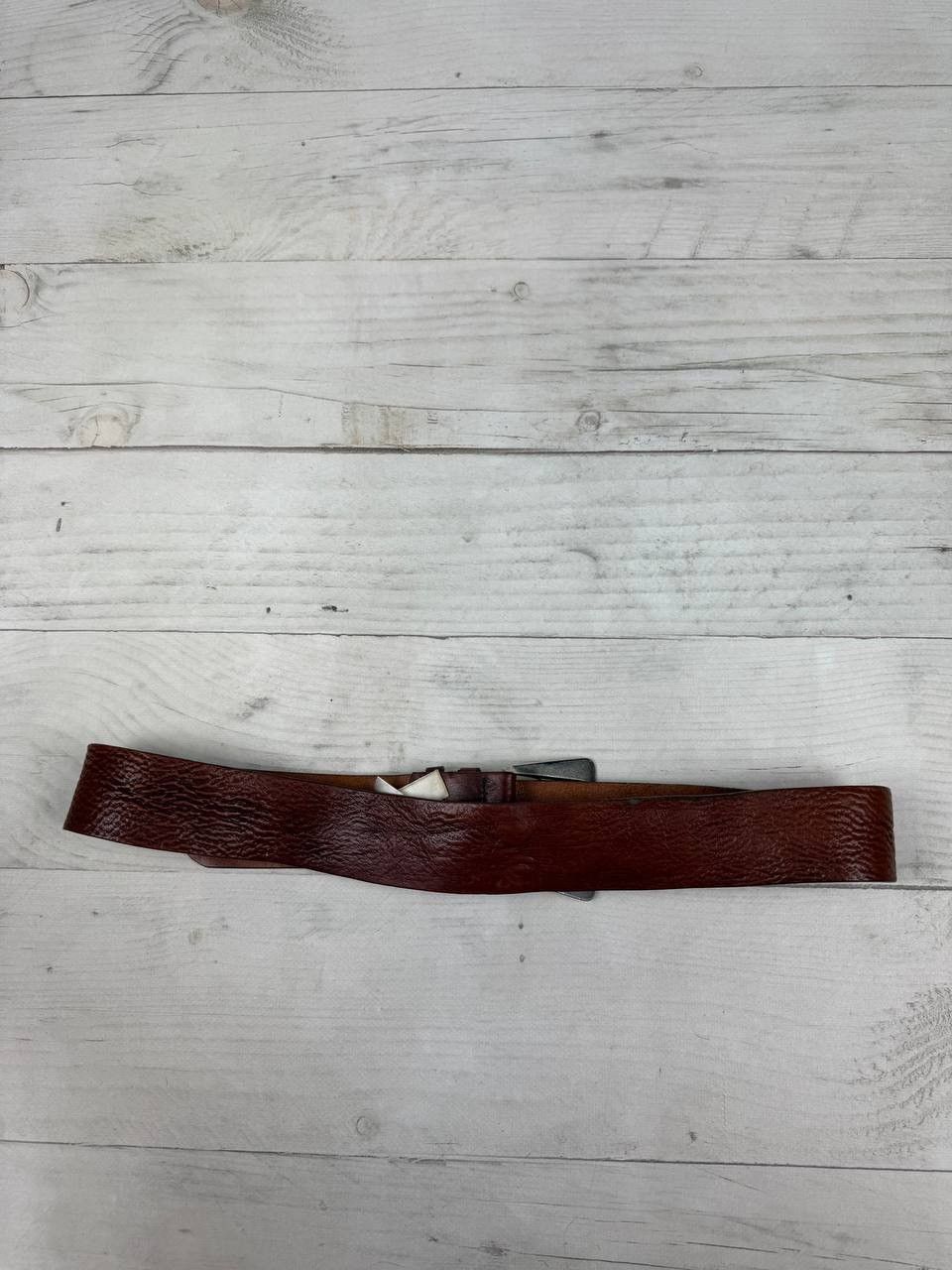 Diesel Vintage Diesel Leather Belt Brown Size ONE SIZE - 10 Thumbnail
