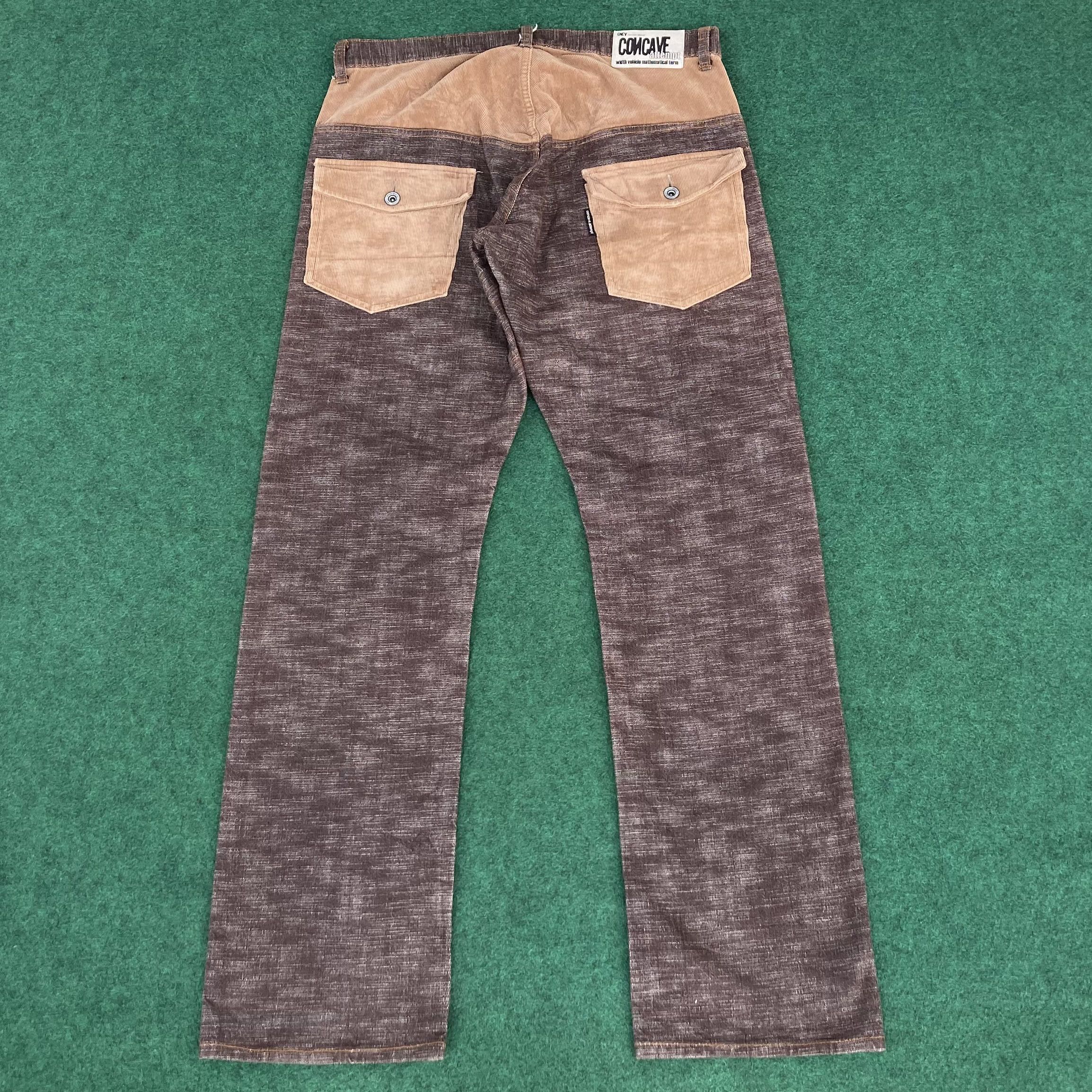 Japanese Brand Vtg Cav Concave Attempt Empt Japan Denim Trouser Jeans Size US 33 - 10 Thumbnail