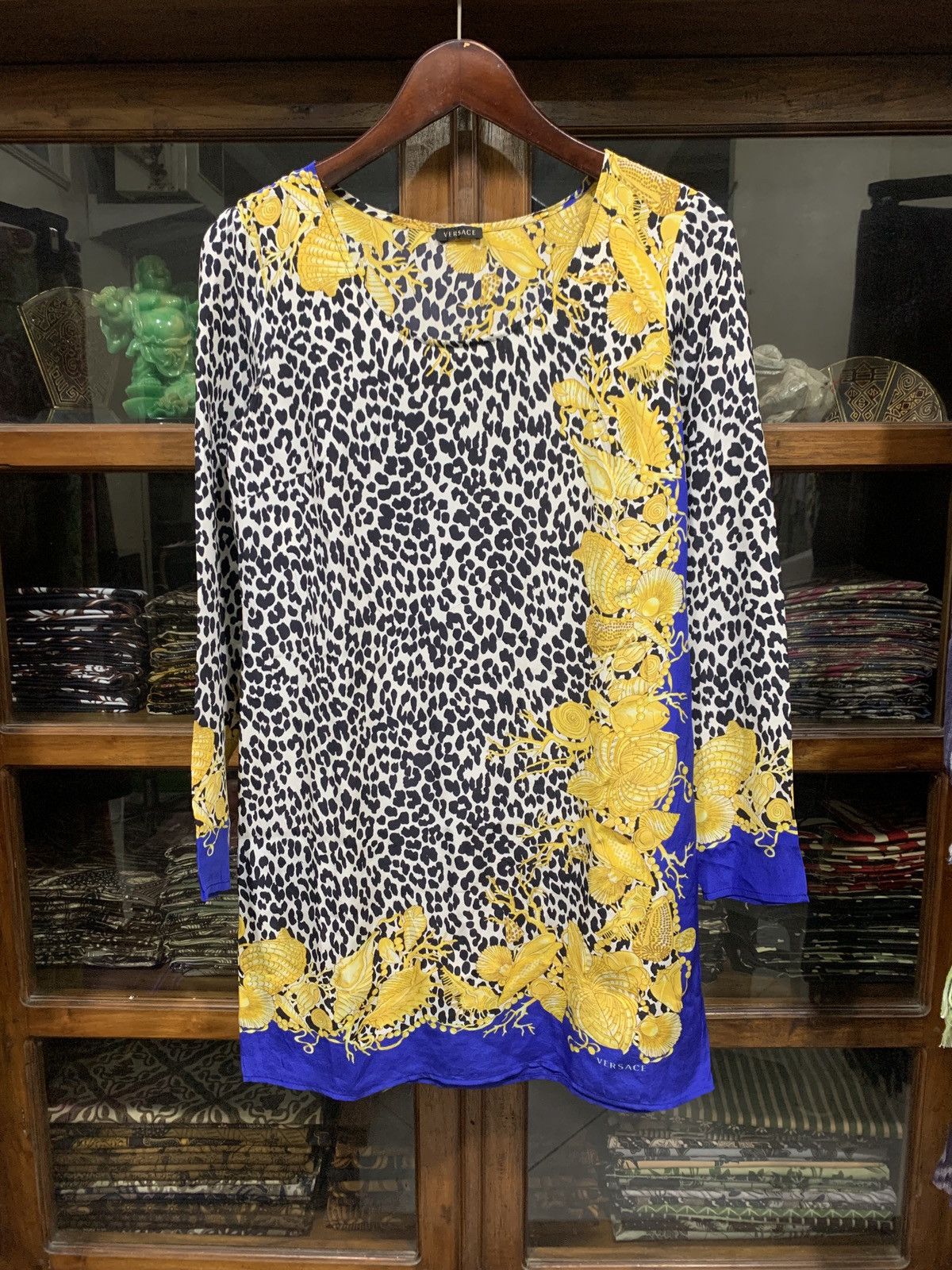 Versace Versace Mini Dress Leopard Print 100% Silk Size XS / US 0-2 / IT 36-38 - 1 Thumbnail