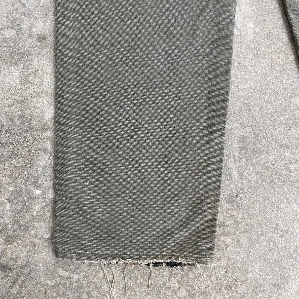 Carhartt VTG Carhartt Blanket Lined Moss Green Carpenter Pants Size US 33 - 20 Thumbnail