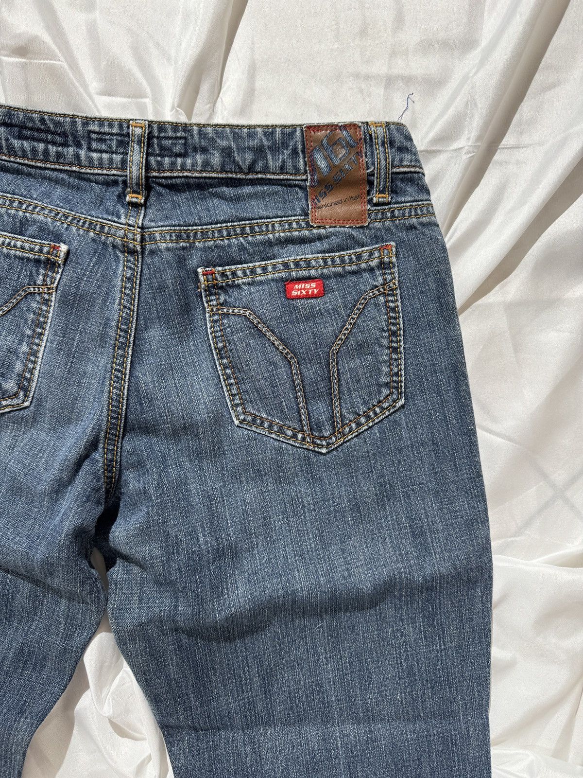 Miss Sixty Miss Sixty Y2K Low Rise Flared Jeans Size 29" - 9 Thumbnail