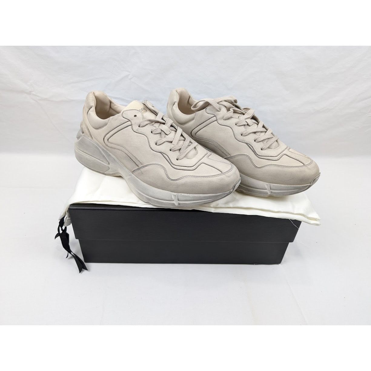 Gucci o1rshd1 Q:2 / Miro Soft Sneakers in Ivoire Size US 11.5 / EU 44-45 - 21 Thumbnail