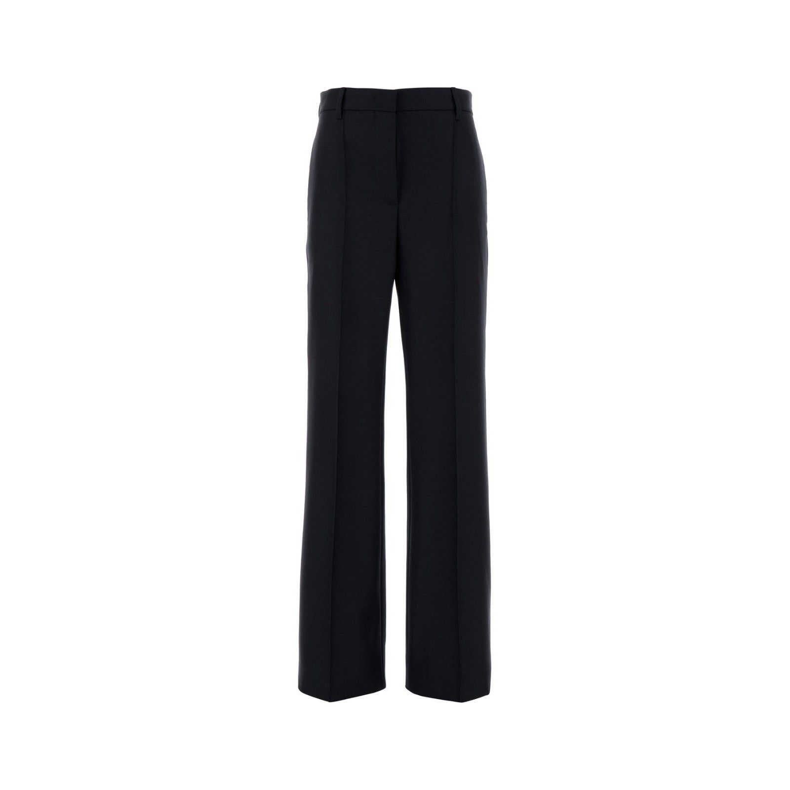 Prada PRADA Dark Blue Wool Pants New & Authentic (Women's size:IT Size 28" / US 6 / IT 42 - 1 Thumbnail