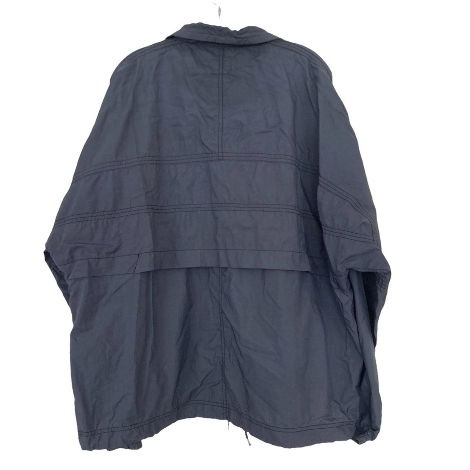 Nike Nike Gray Full Zip Windbreaker Sz L Size US L / EU 52-54 / 3 - 4 Thumbnail