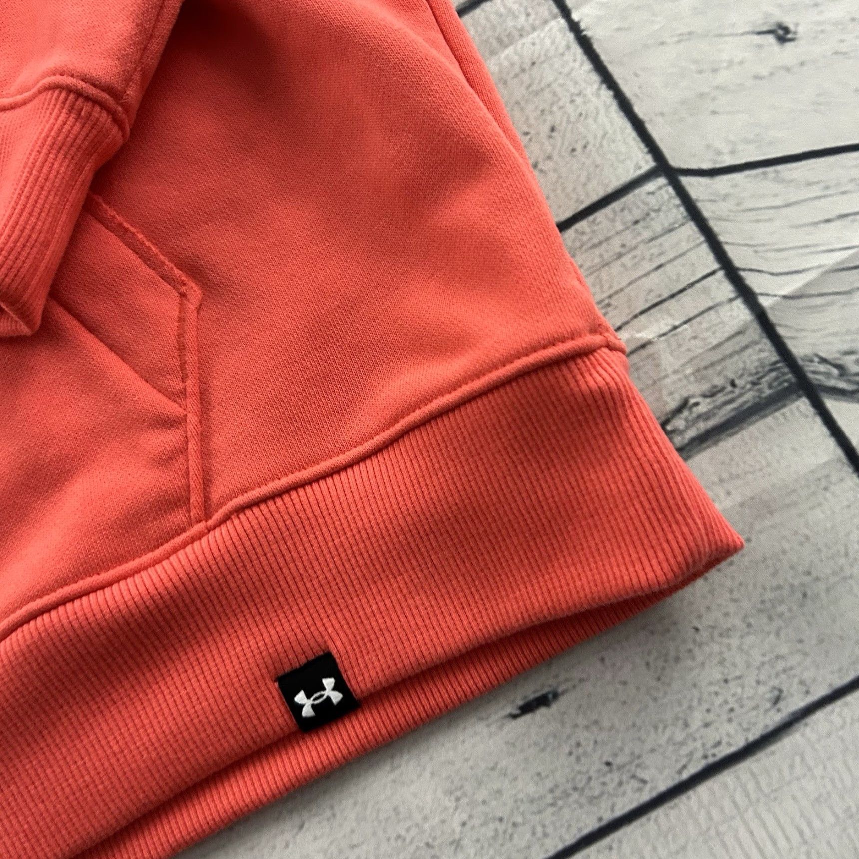 Under Armour Under Armour Project Rock Hoodie Sweatshirt Men's XL Orange Pullover Sweatshirt 90s? Size US XL / EU 56 / 4 - 4 Thumbnail