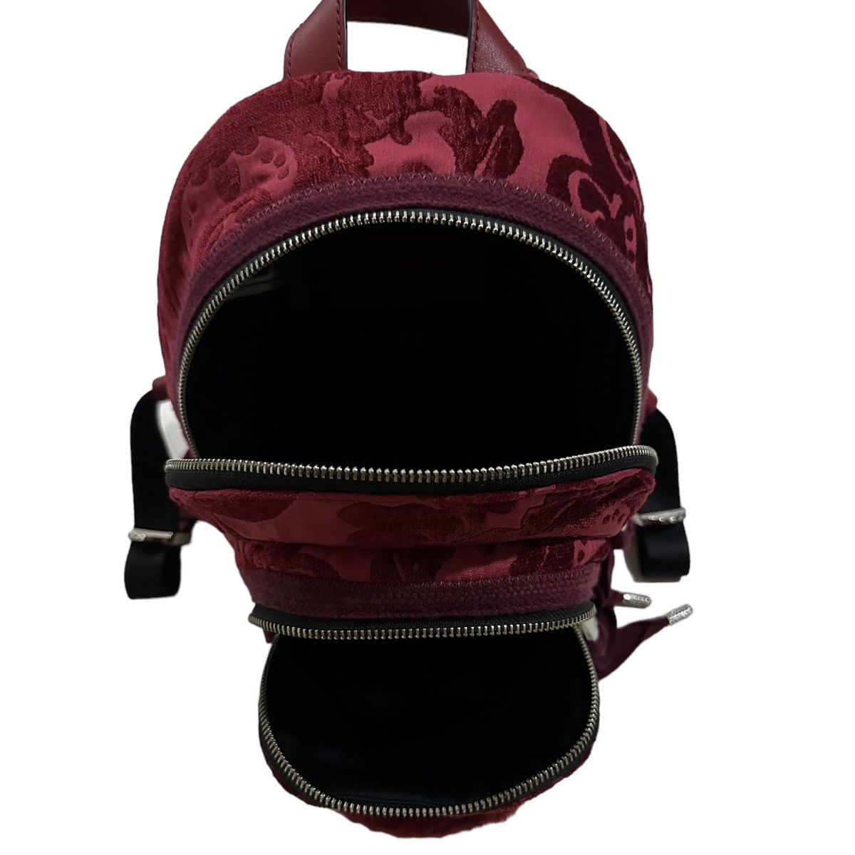 Marc Jacobs Grailed🔥MARC JACOBS Mini Damask Double Zip Velvet Backpack Size ONE SIZE - 9 Thumbnail