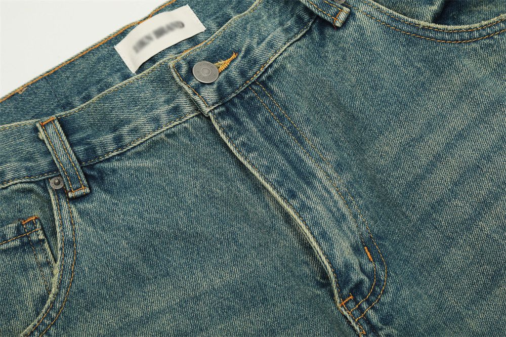 Vintage Men's punk patchwork distressed washed scimitar jeans Size US 32 / EU 48 - 3 Thumbnail