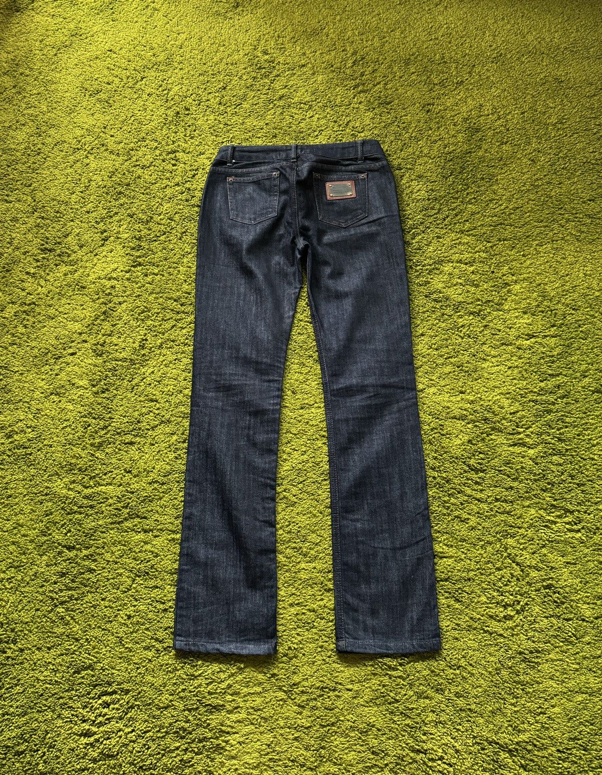 Designer × Dolce & Gabbana Dolce & Gabbana D&G steel metal patch logo jeans denim Size 27" / US 4 / IT 40 - 1 Thumbnail