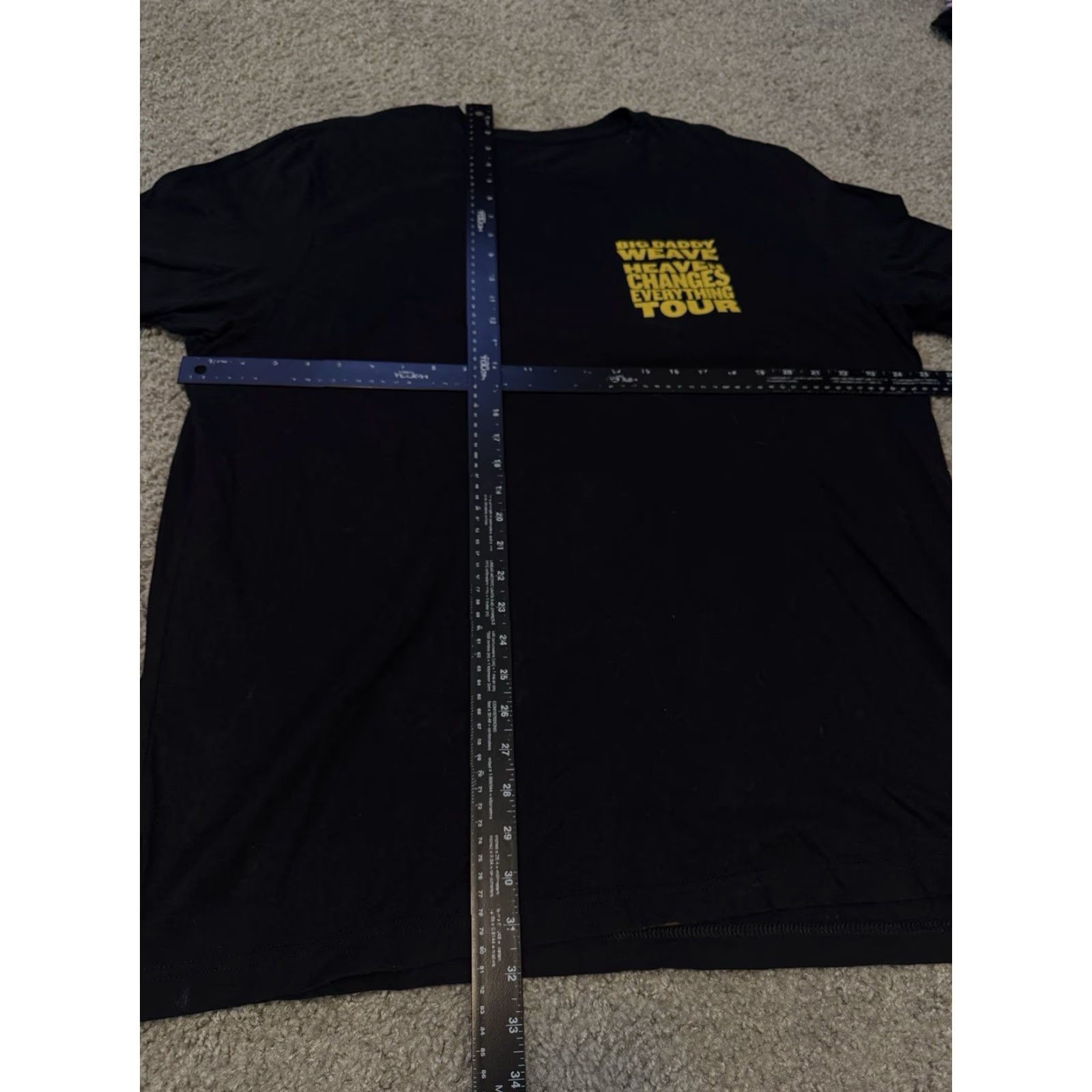 Changes VINTAGE Big Daddy Weave Heaven Changes Everything Tour Black T-Shirt 2XL Size US XXL / EU 58 / 5 - 6 Thumbnail
