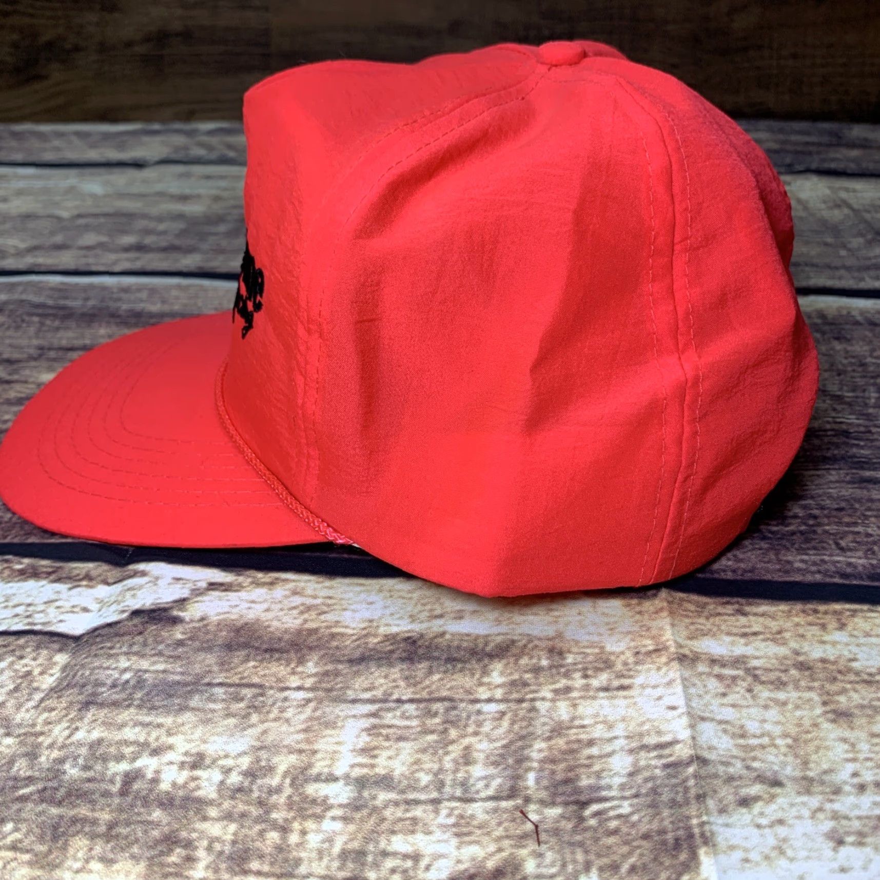 Clarks VINTAGE Kmart Havoline Racing Neon Pink Snapback Cap Hat Cap 90s NASCAR Gear Mens/Unisex Size ONE SIZE - 4 Thumbnail