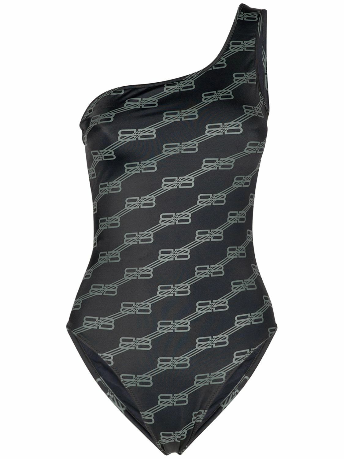 Balenciaga o1in1g0824 One Piece Swimsuit in Black Size S / US 4 / IT 40 - 1 Thumbnail