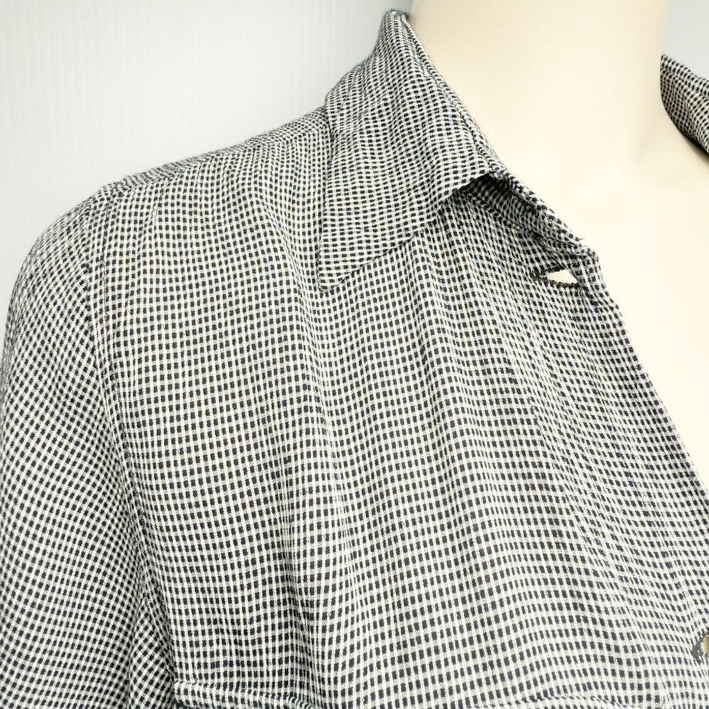 Other OLSEN Crinkle Transitional A-line Button-Down Shirt Dress 38 Size 4XL / US 24-26 - 8 Thumbnail