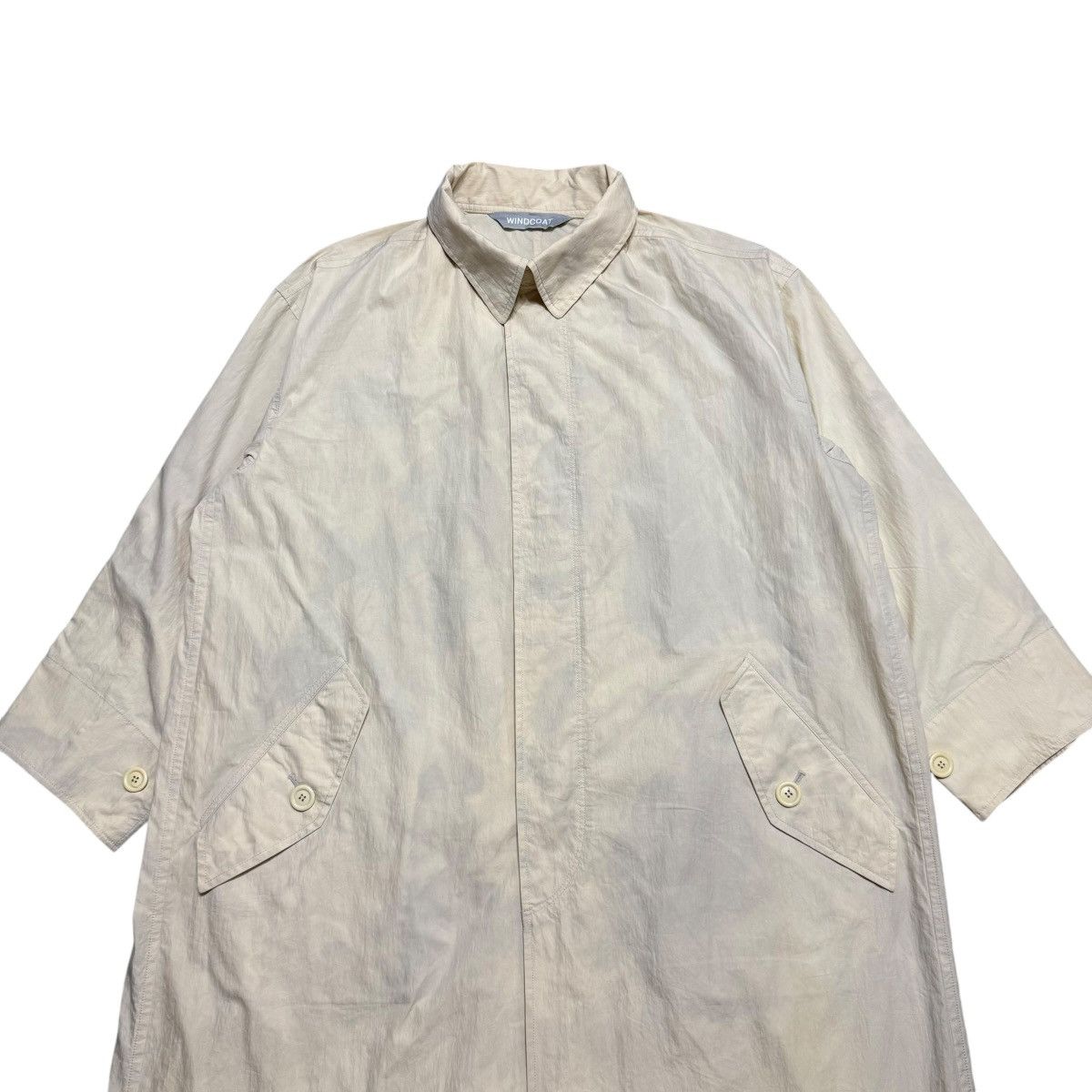 Issey Miyake Vintage Sample Issey Miyake Windcoat Overcoat Size US M / EU 48-50 / 2 - 3 Thumbnail