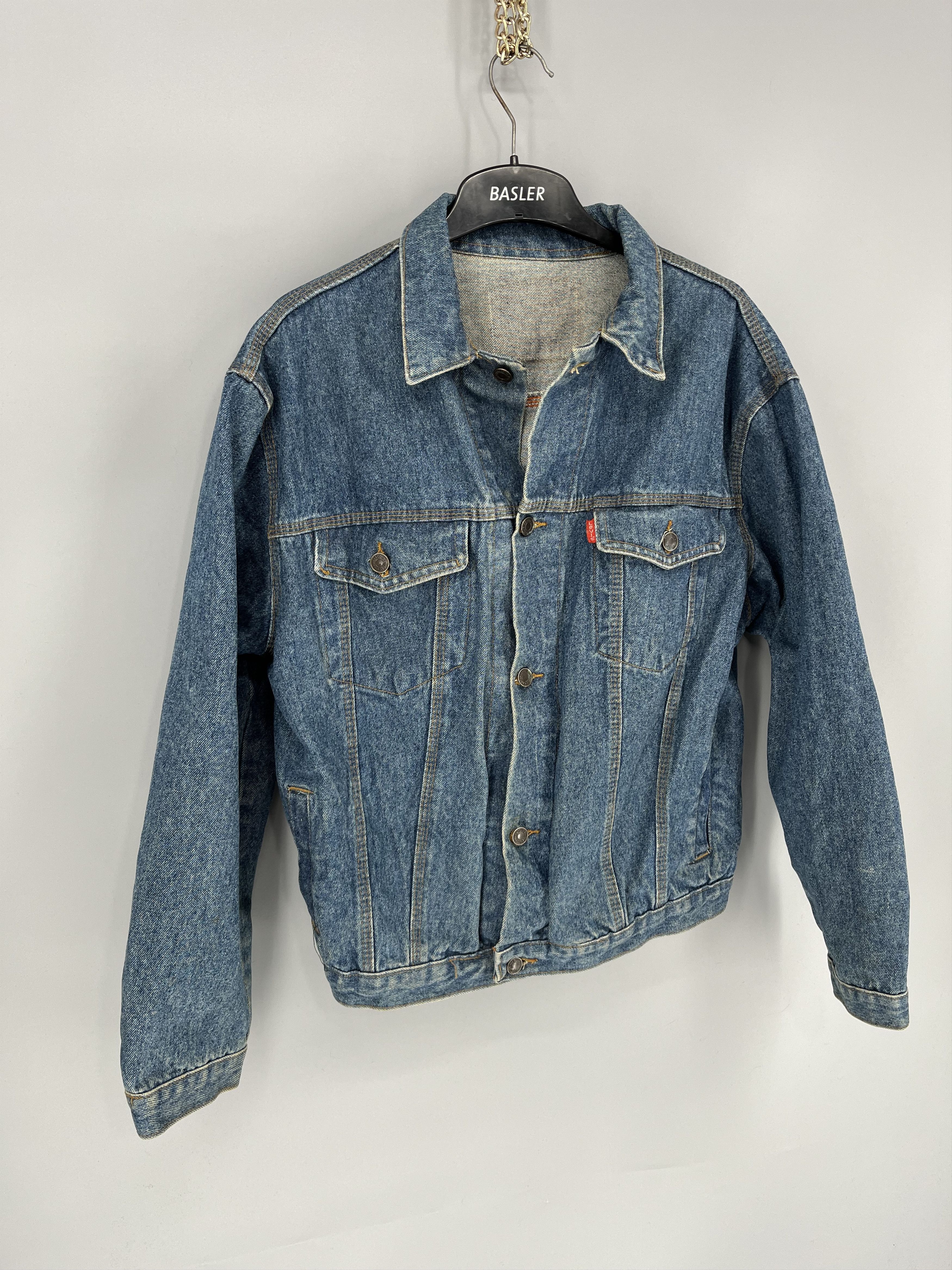 Levi's VINTAGE 40s 50s 60s 70s LEVIS TRUCKER DENIM JACKET Size US L / EU 52-54 / 3 - 3 Thumbnail