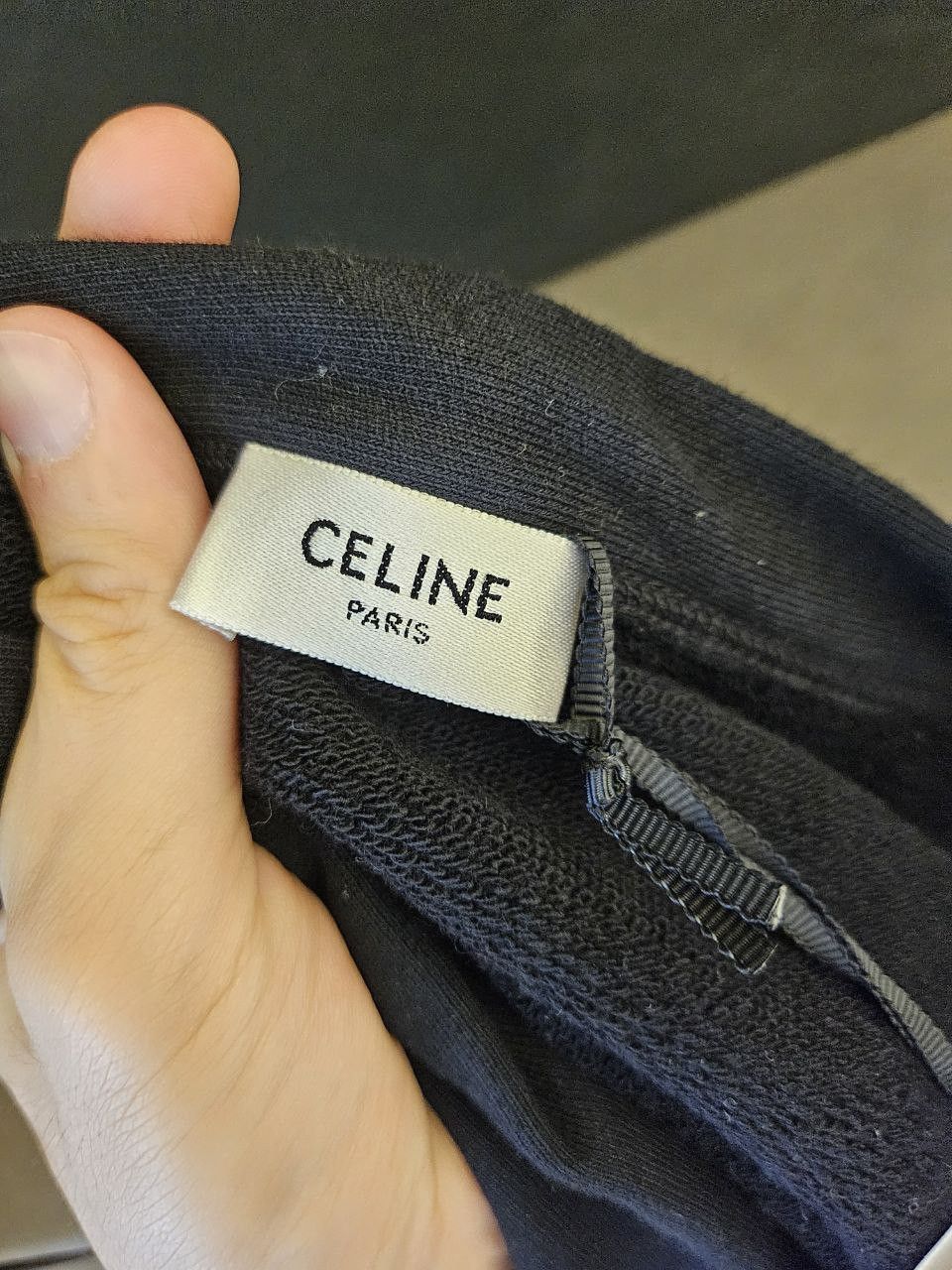 Celine *New* Oversized Logo Cotton Fleece Cardigan Size US XS / EU 42 / 0 - 3 Thumbnail