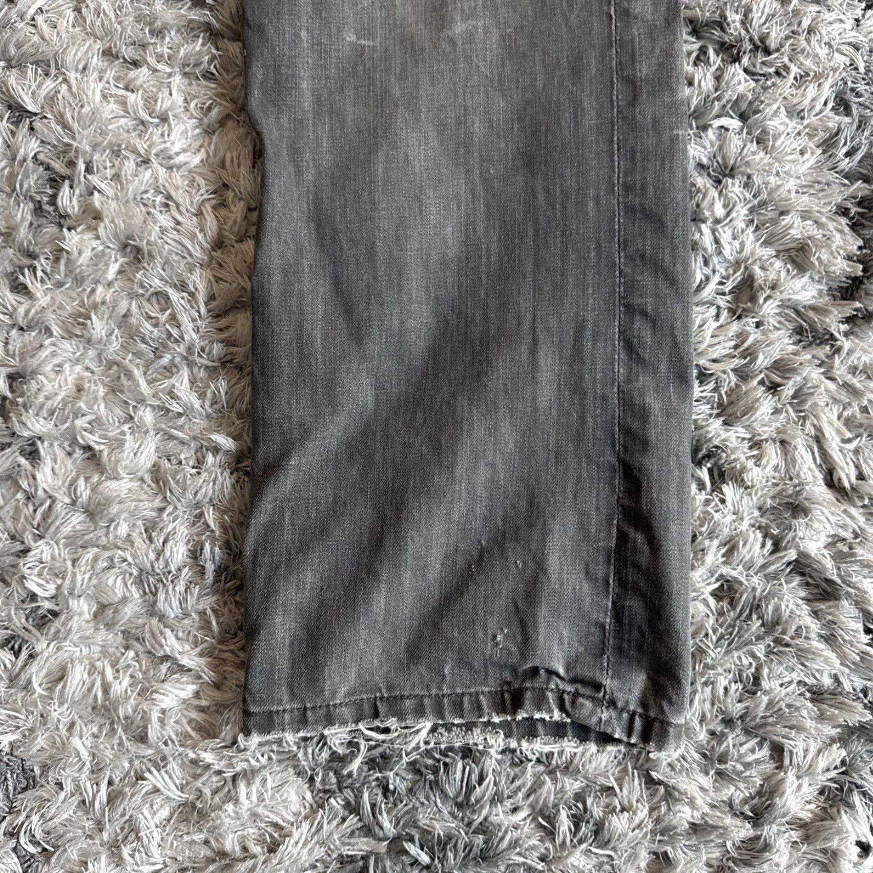 Vintage VINTAGE Aeropostale Gray Denim Straight Jeans Men 32x30 Distressed Y2K Size US 32 / EU 48 - 3 Thumbnail