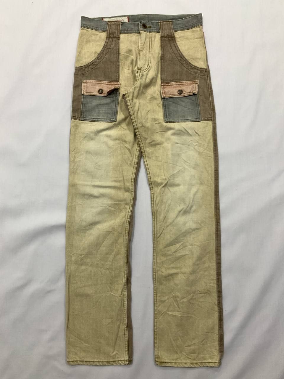 Japanese Brand 2000s Studio Ecru Japan Bush Pant Size US 31 - 1 Thumbnail