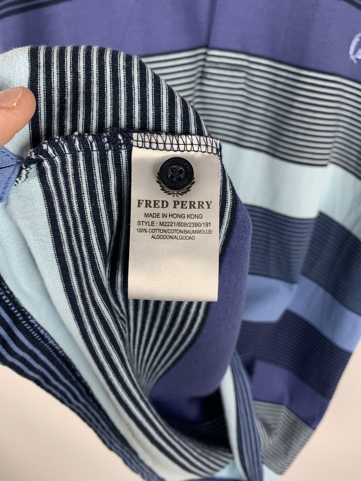Fred Perry Vintage Fred Perry Striped Polo Luxury casual Size US XXL / EU 58 / 5 - 6 Thumbnail