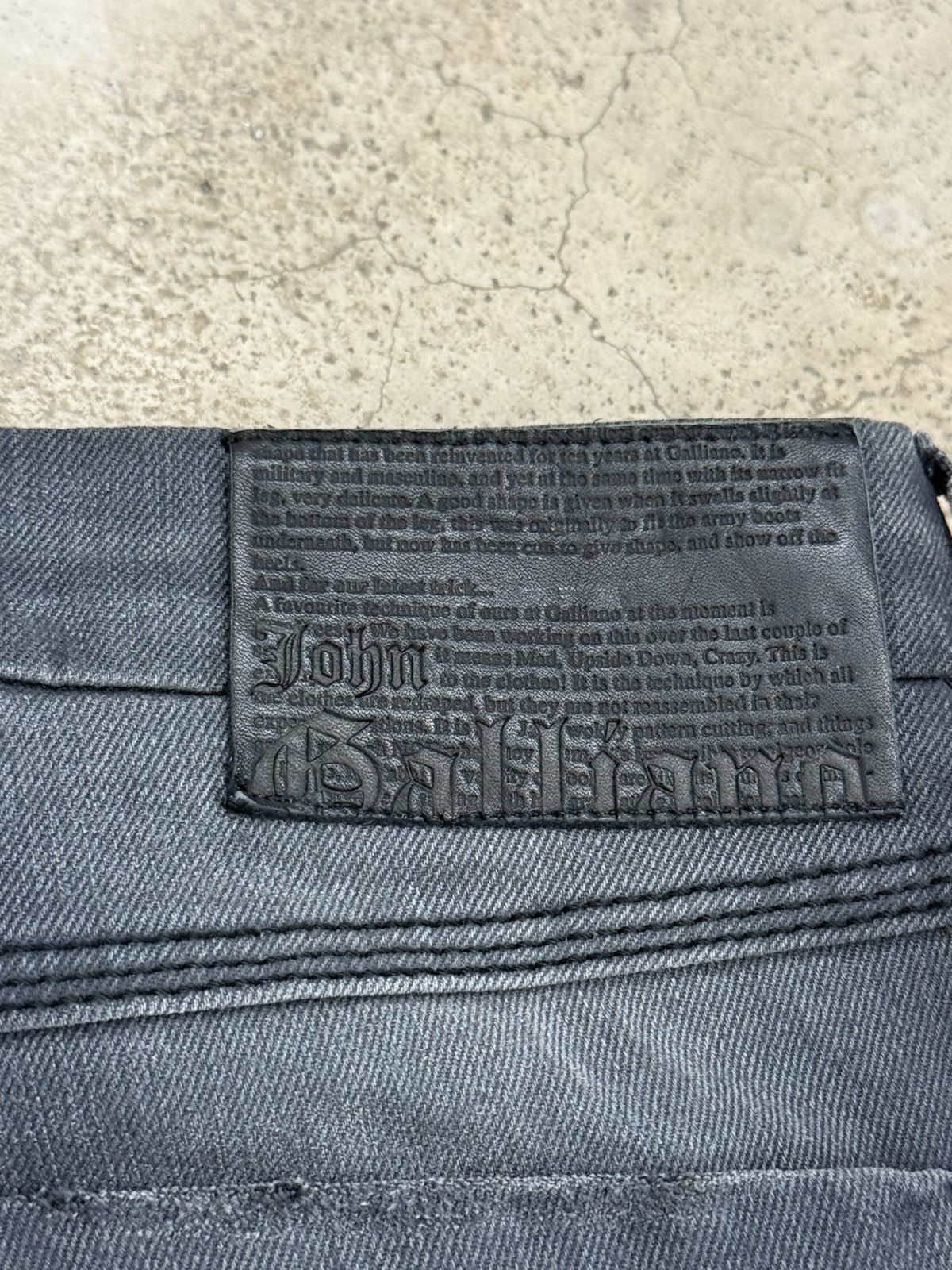 John Galliano John Galliano SS/2008 Revolver Same Pattern Denim Size US 31 - 12 Thumbnail