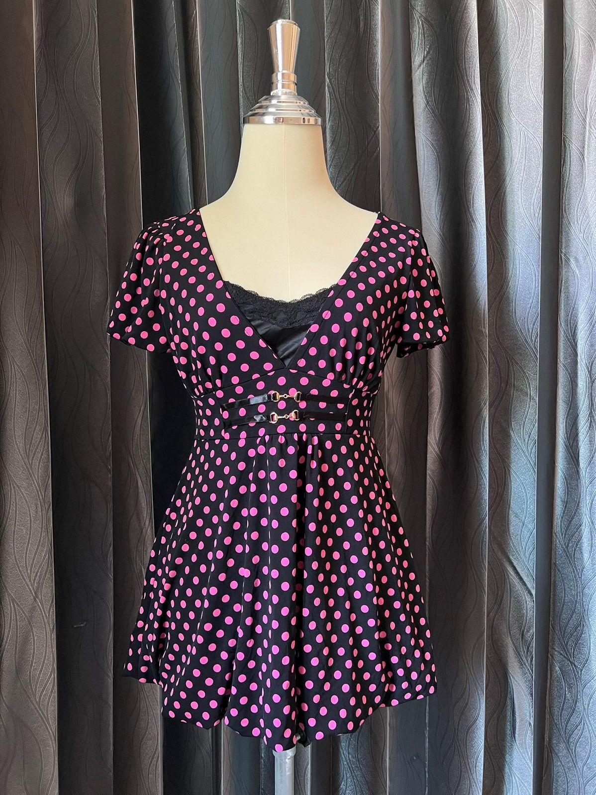 Other CECIL MC BEE POLKADOT MINI DRESS Size S / US 4 / IT 40 - 1 Thumbnail