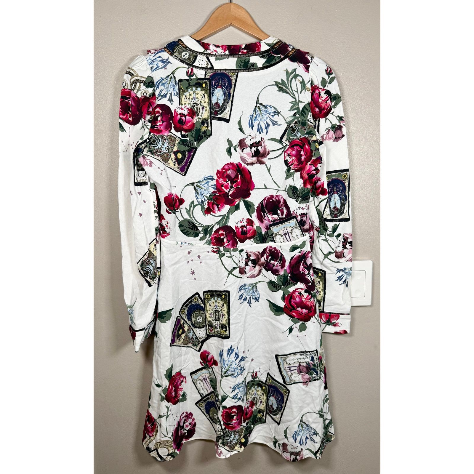 Roberto Cavalli Roberto Cavalli Floral Tarot Card Dress in 44IT/8 US $2300 Size M / US 6-8 / IT 42-44 - 4 Thumbnail