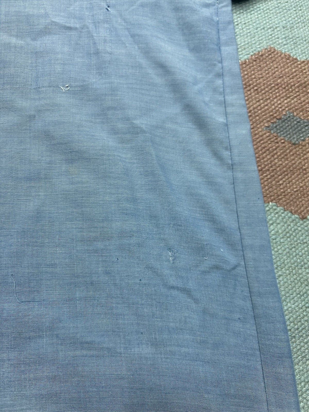 Vintage Vtg 1970s chambray work shirt King Kole distressed AS IS M Size US M / EU 48-50 / 2 - 7 Thumbnail
