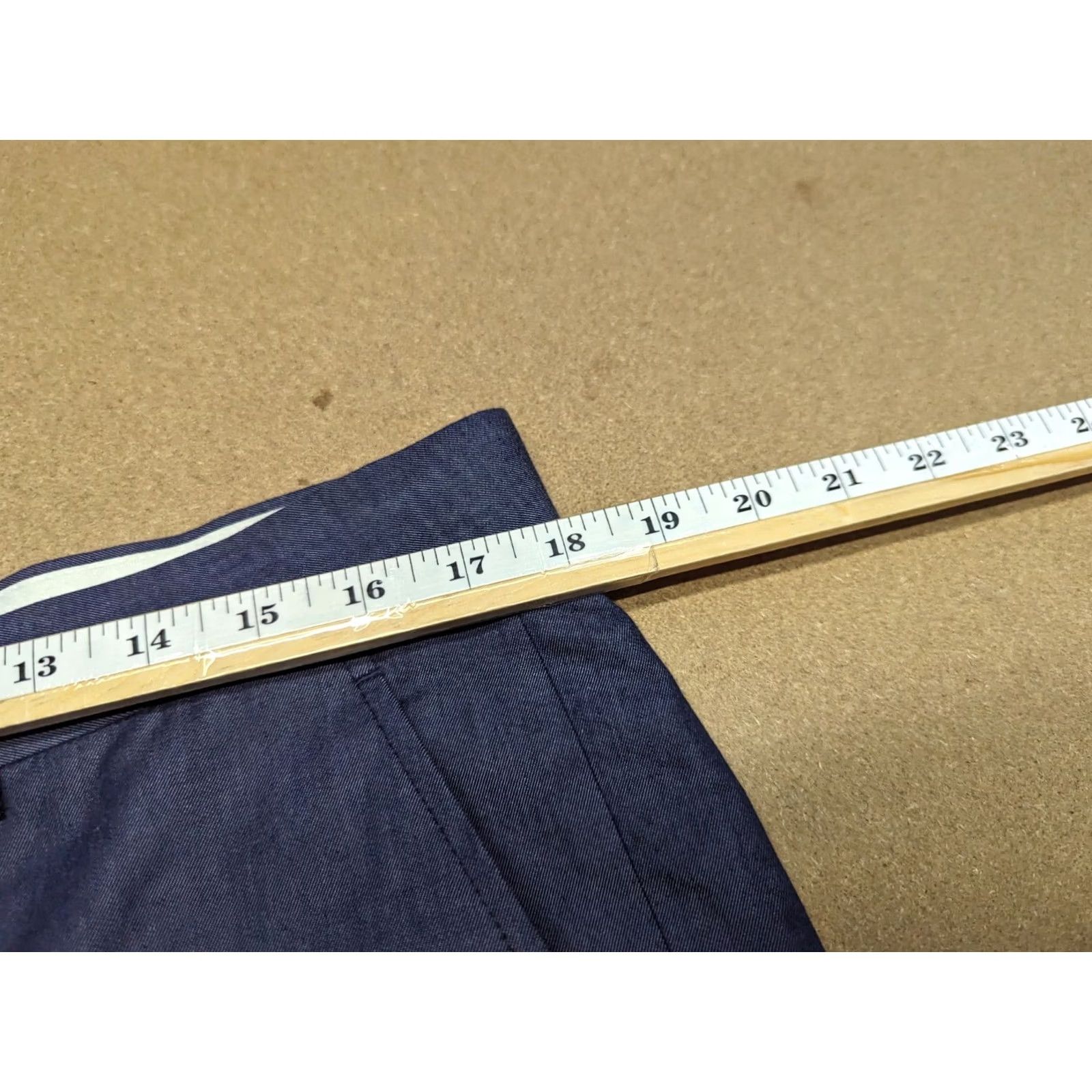 Vintage Moods of Norway Chino Shorts Mens Navy Blue 35 Regular Pockets Casual Yacht Golf W36 Size US 35 - 6 Thumbnail