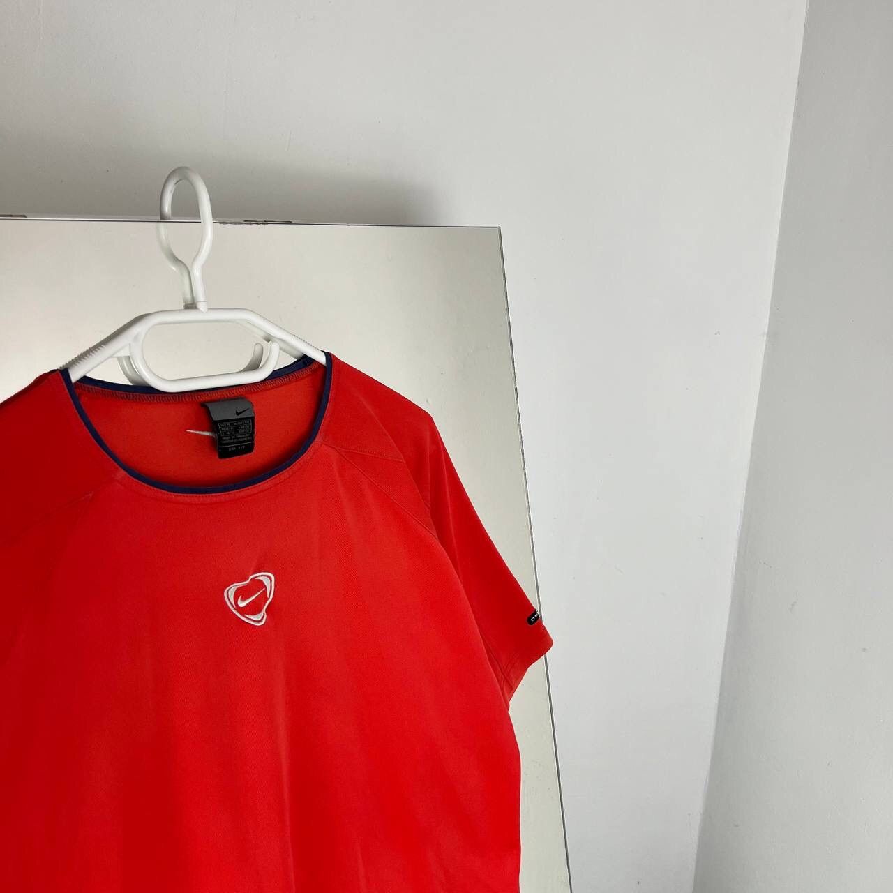 Nike Y2K Swoosh Nike Vintage Boxy Fit Baggy Jersey Center Logo Size US M / EU 48-50 / 2 - 2 Thumbnail