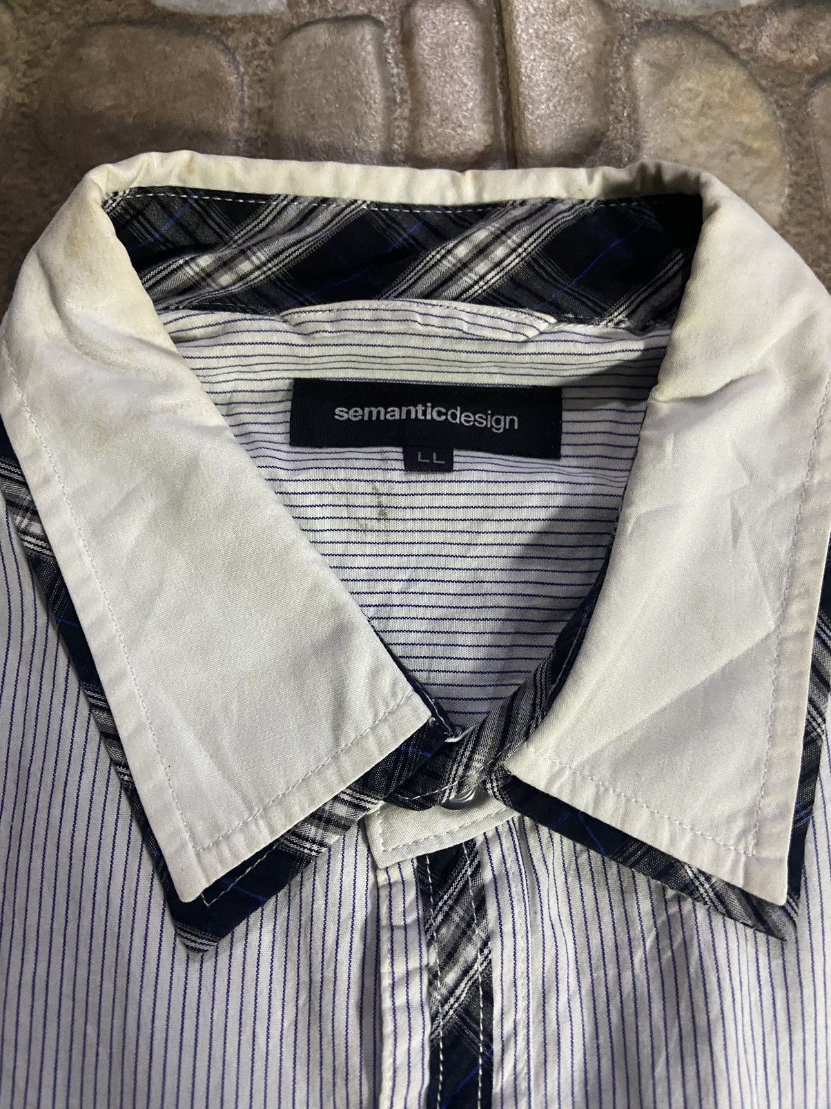 Japanese Brand × semanticdesign VTG semantic design long office shirt Size US L / EU 52-54 / 3 - 5 Thumbnail