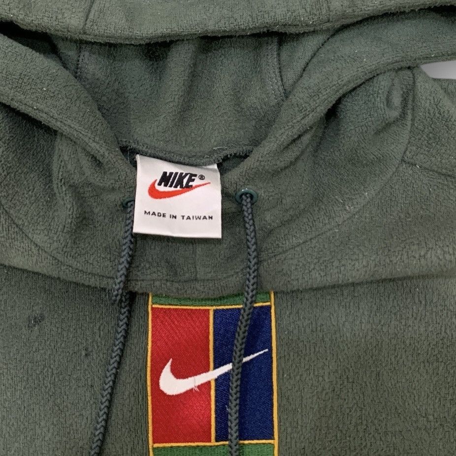 Nike VINTAGE 90s NIKE COURT CENTER HOODIE FLEECE EMBROIDERED LOGO Size US L / EU 52-54 / 3 - 11 Thumbnail
