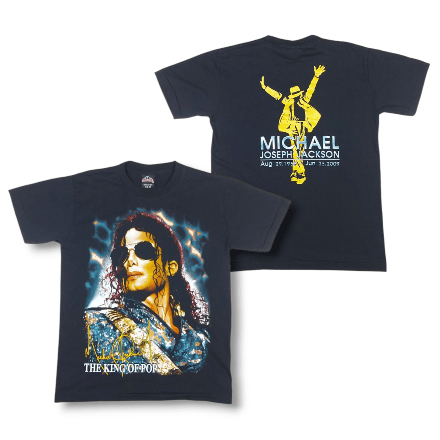 Michael Jackson Y2K Michael Jackson King Of Pop Memorial Single-Stitch TEE Size US M / EU 48-50 / 2 - 1 Thumbnail