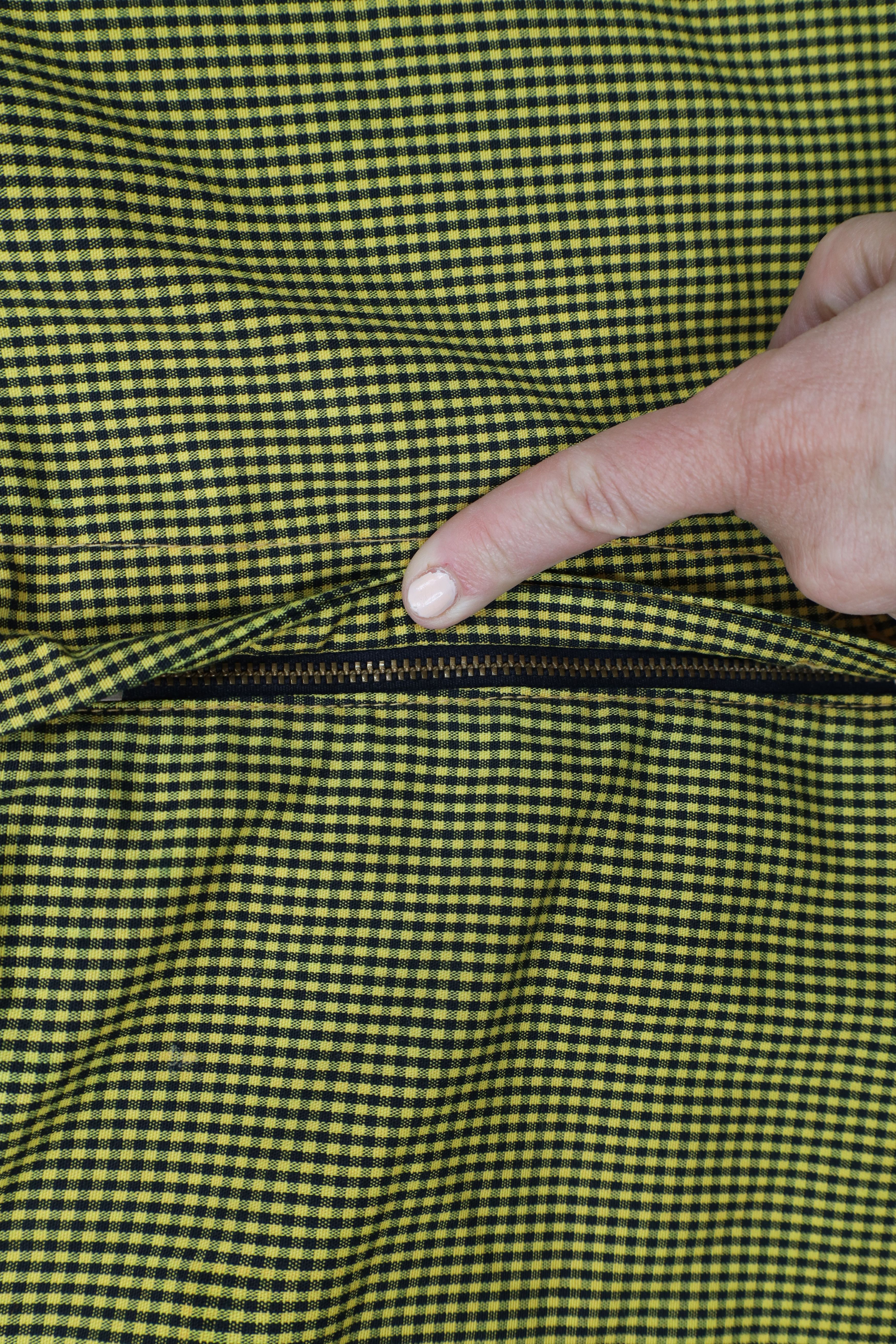 Vintage Vintage 70s Streetwear Plaid Wide Leg Workwear Pants USA Size US 42 / EU 58 - 7 Thumbnail