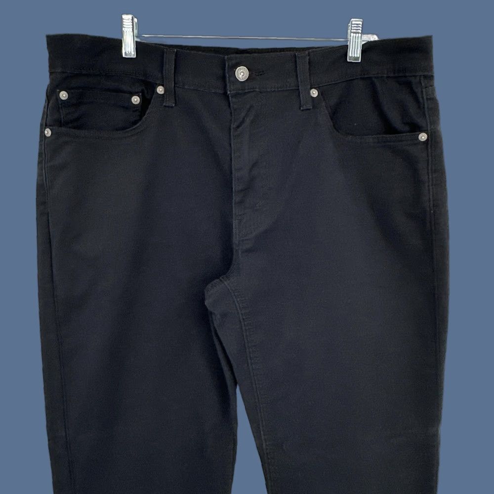 Levi's Levis 541 Jeans Mens 35x32 Black Athletic Taper All Seasons Tech Stretch Denim Size US 35 - 1 Thumbnail