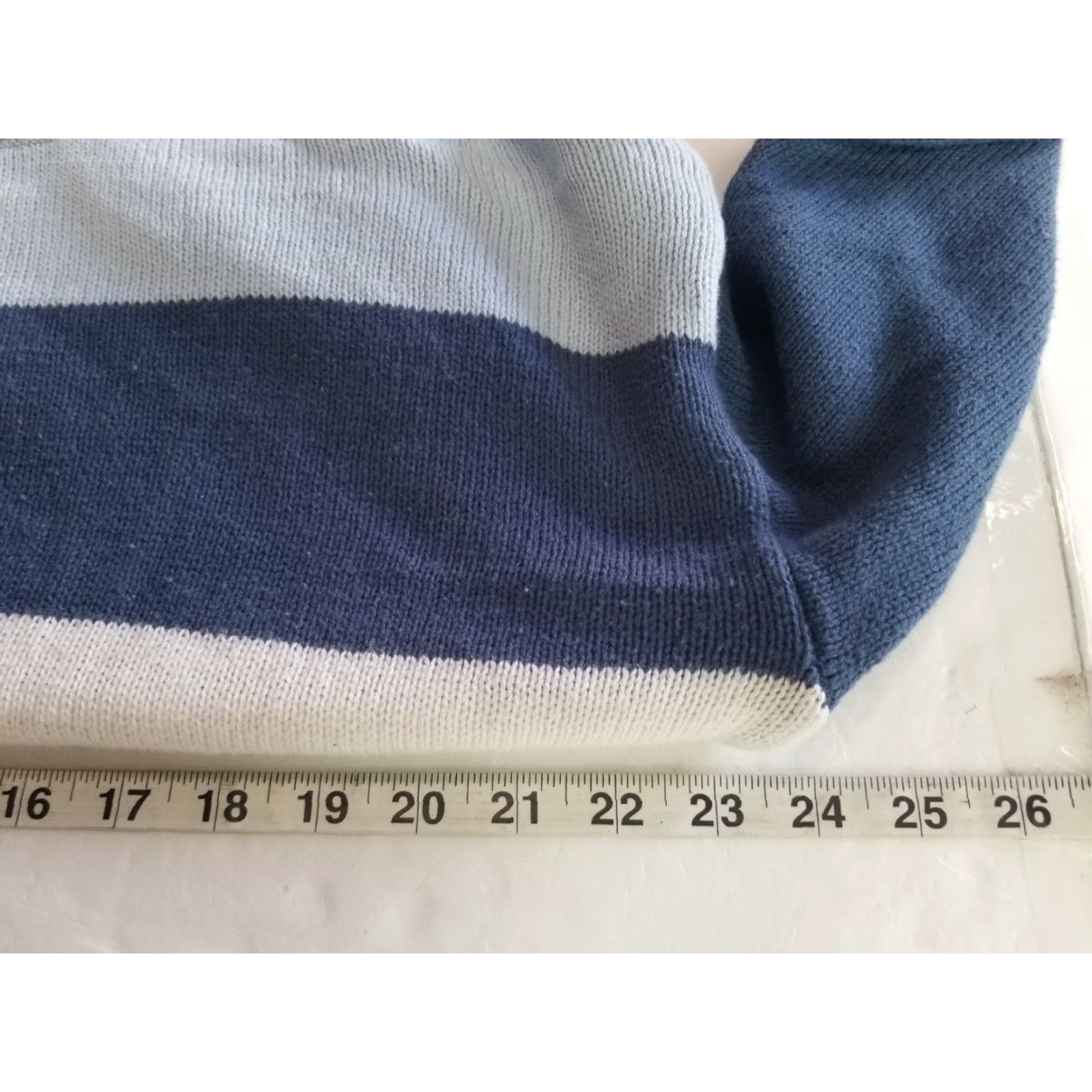Lucky Brand Lucky Brand Sweater Women Pullover Knit Striped Casual Blue Size Small Size S / US 4 / IT 40 - 4 Thumbnail