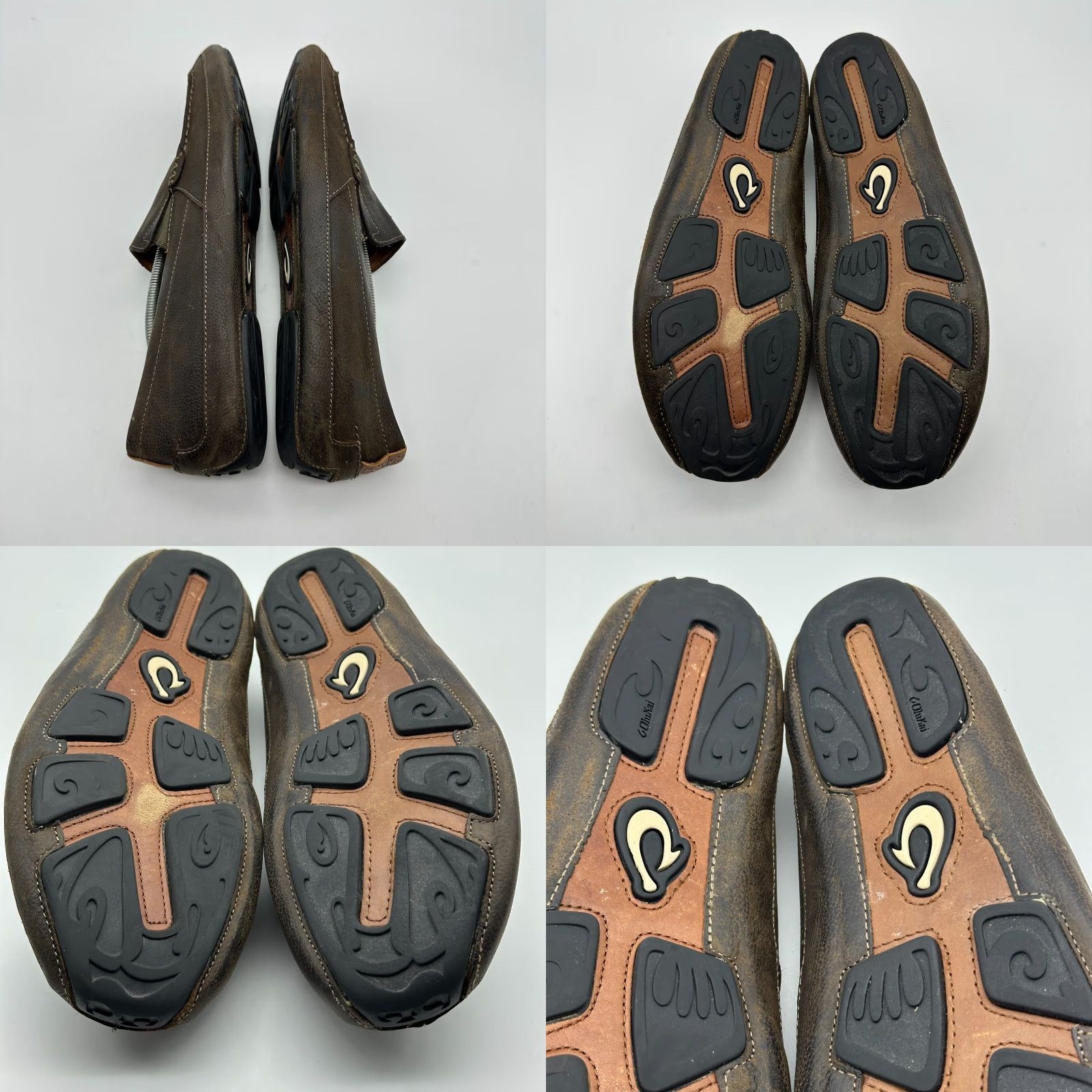 Olukai Olukai Akepa Moc Mens 13 M Brown Leather Casual Comfort Driving Loafers Size US 13 / EU 46 - 8 Thumbnail